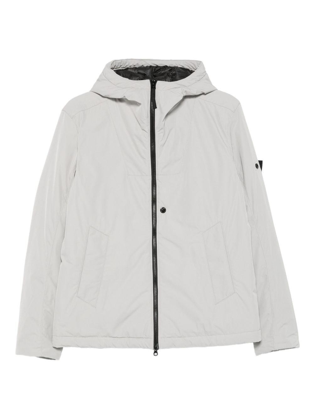 STONE ISLAND Micro Twill Padded Jacket with Fixed Hood for Men