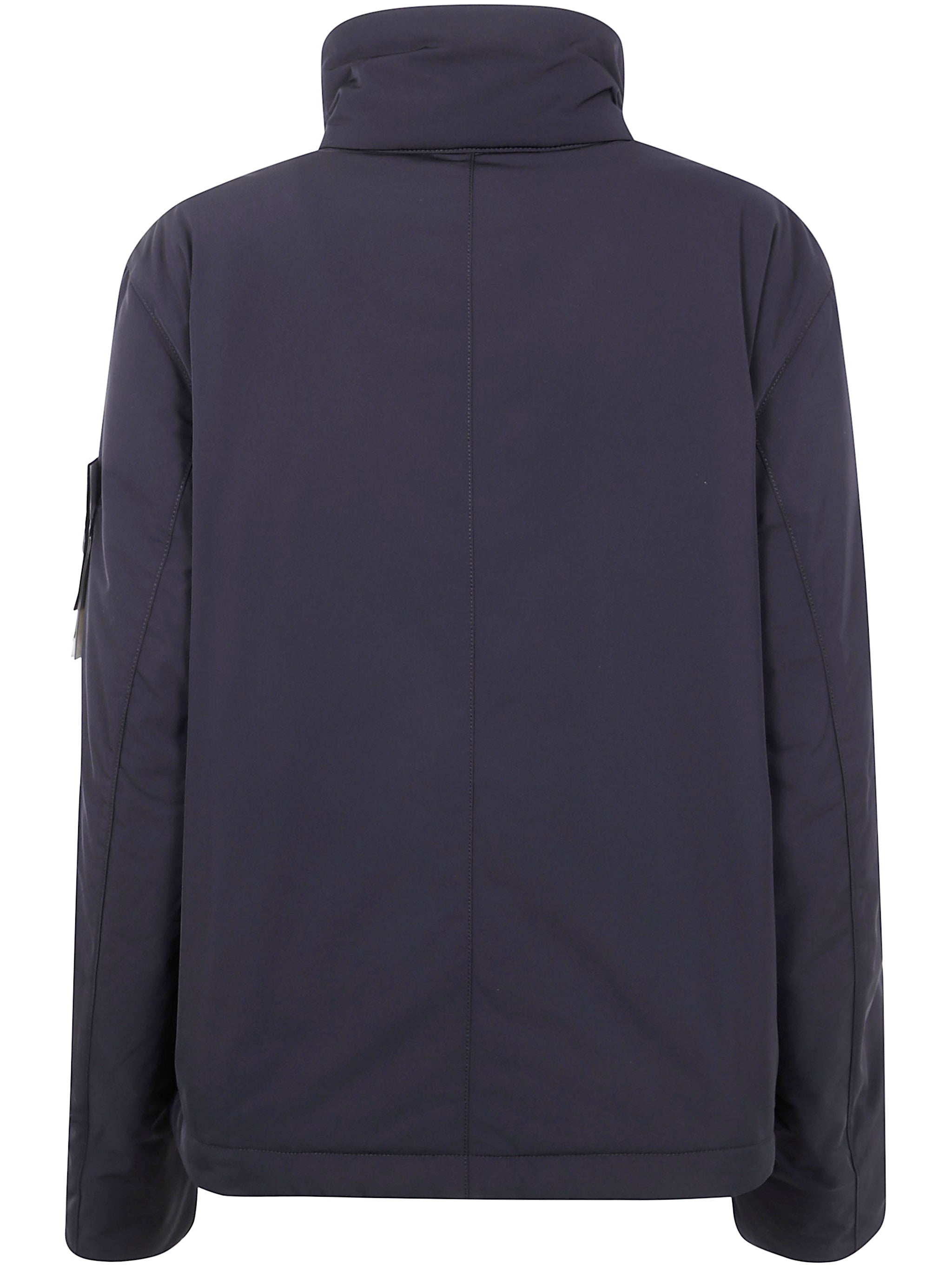 STONE ISLAND Men's Padded Jacket with Anti-Drip Technology and Zipped Pockets