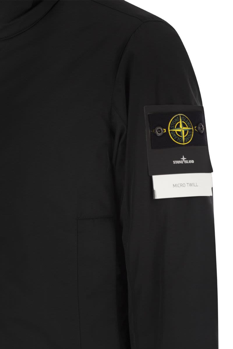 STONE ISLAND Men's Padded Jacket with Anti-Drip Technology and Zipped Pockets