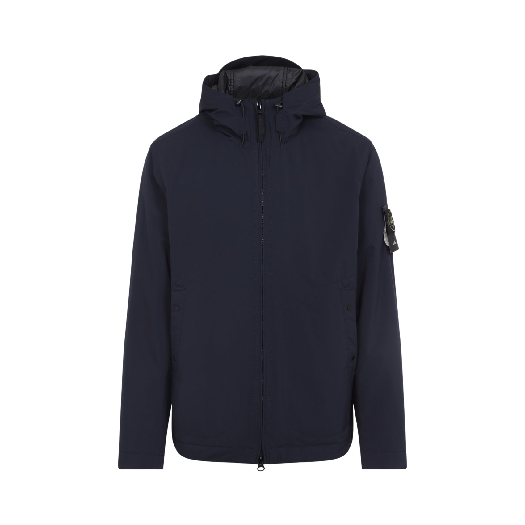 STONE ISLAND Waterproof Padded Jacket with Drawstring Hood for Men
