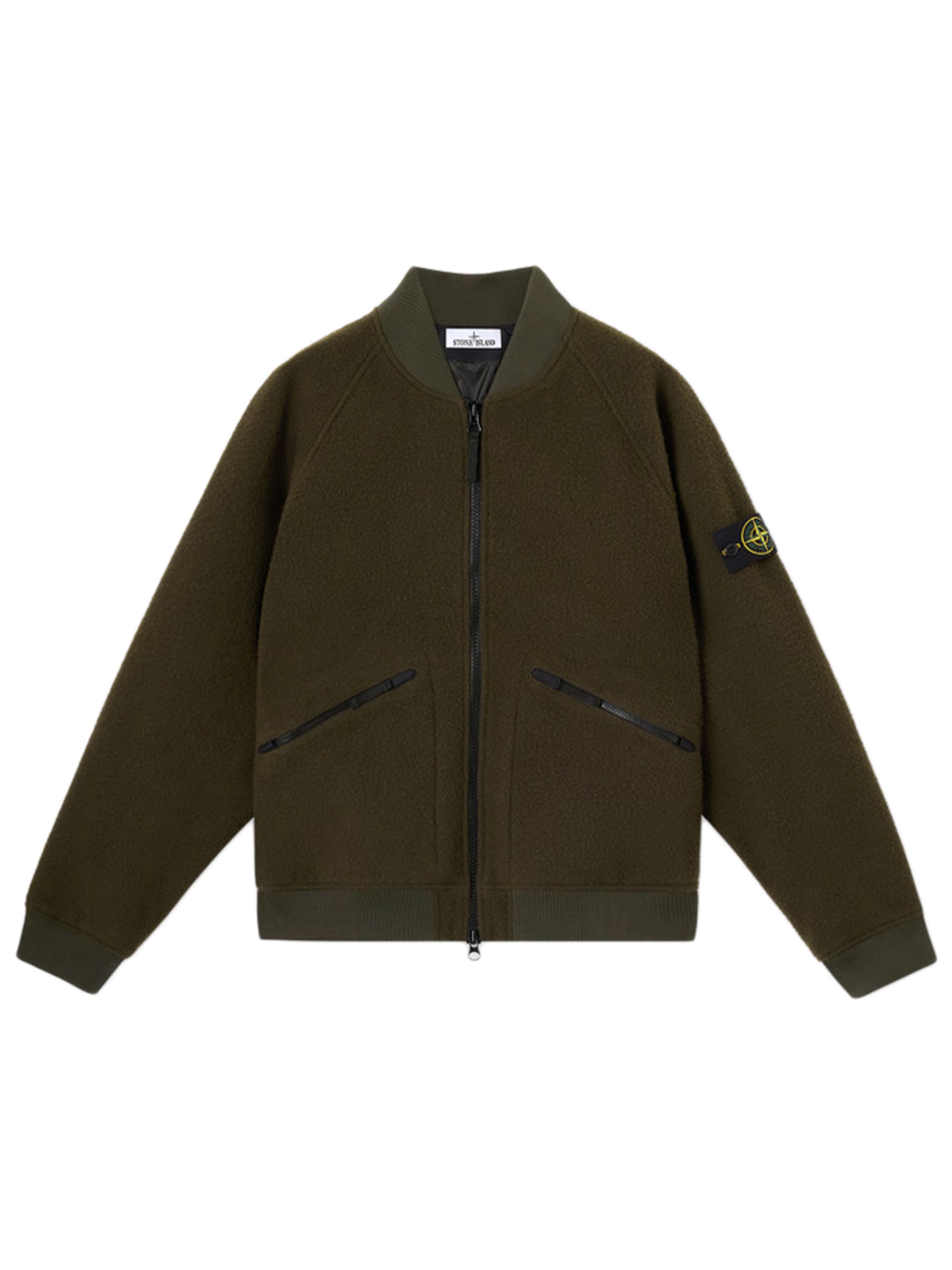 STONE ISLAND Ribbed Bomber Jacket for Men - FW25 Collection