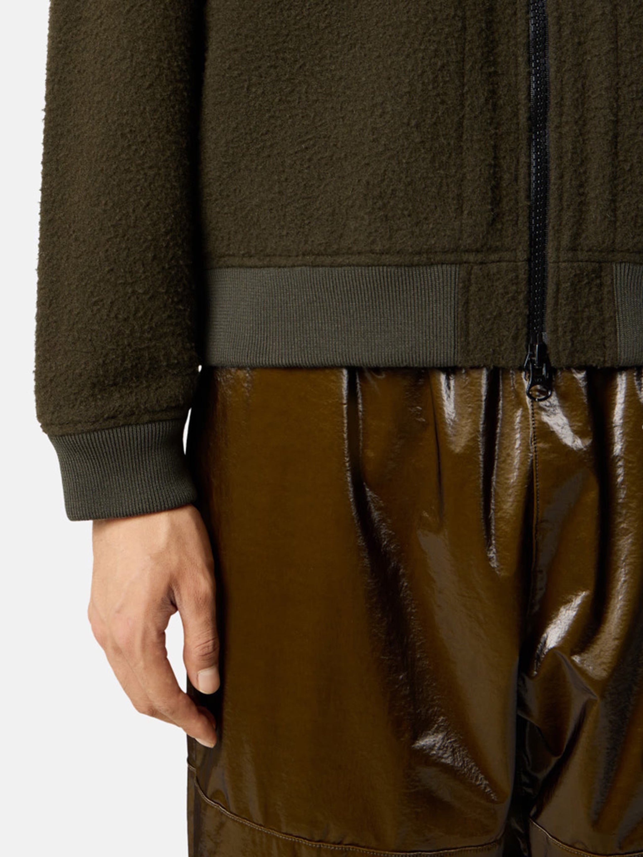 STONE ISLAND Ribbed Bomber Jacket for Men - FW25 Collection