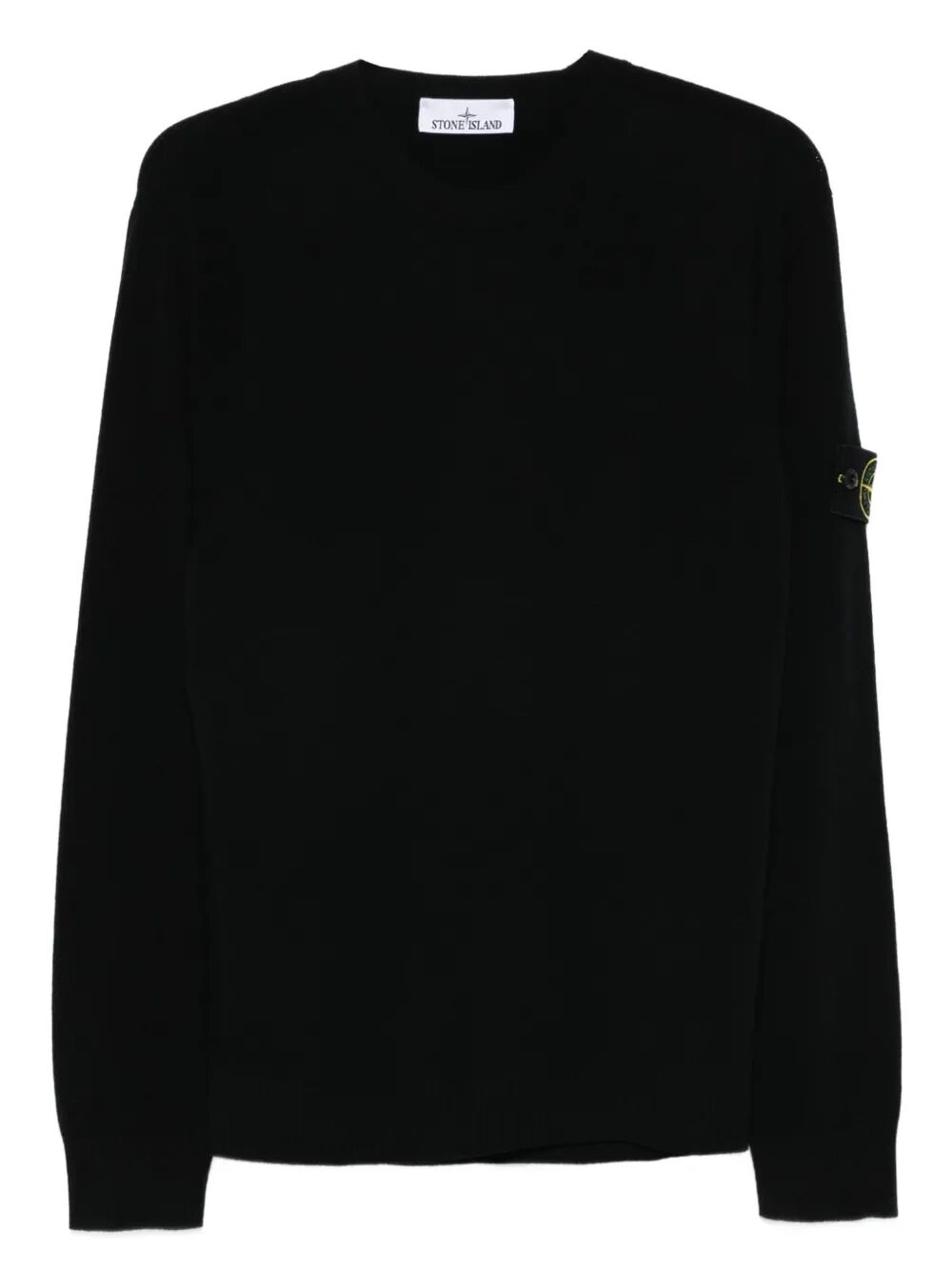 STONE ISLAND Men's Crew Neck Sweater with Logo