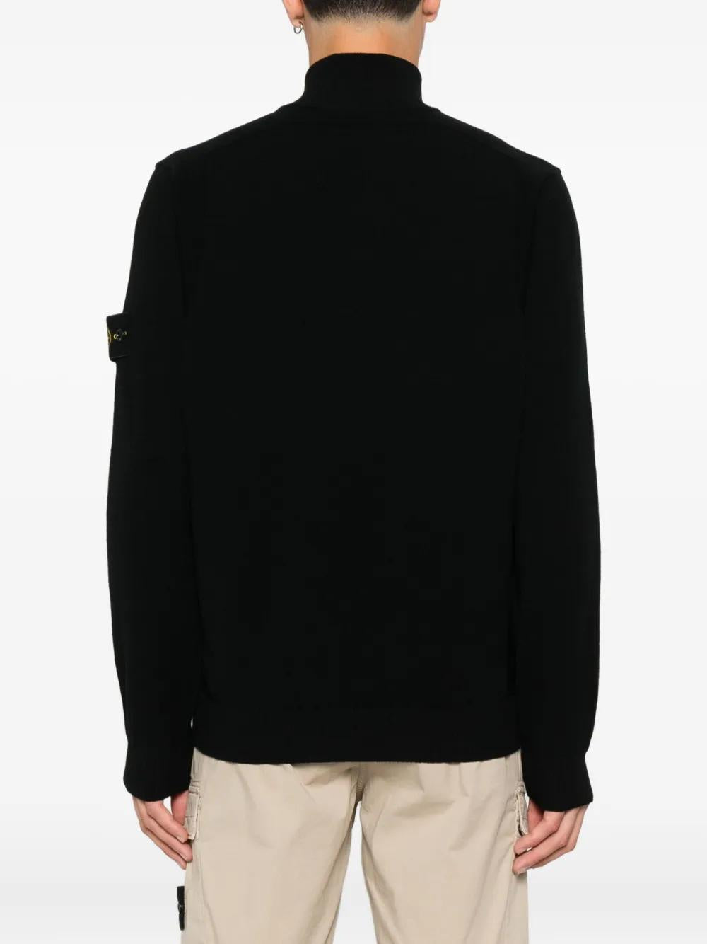 STONE ISLAND Compass Badge Roll Neck Sweater - FW25