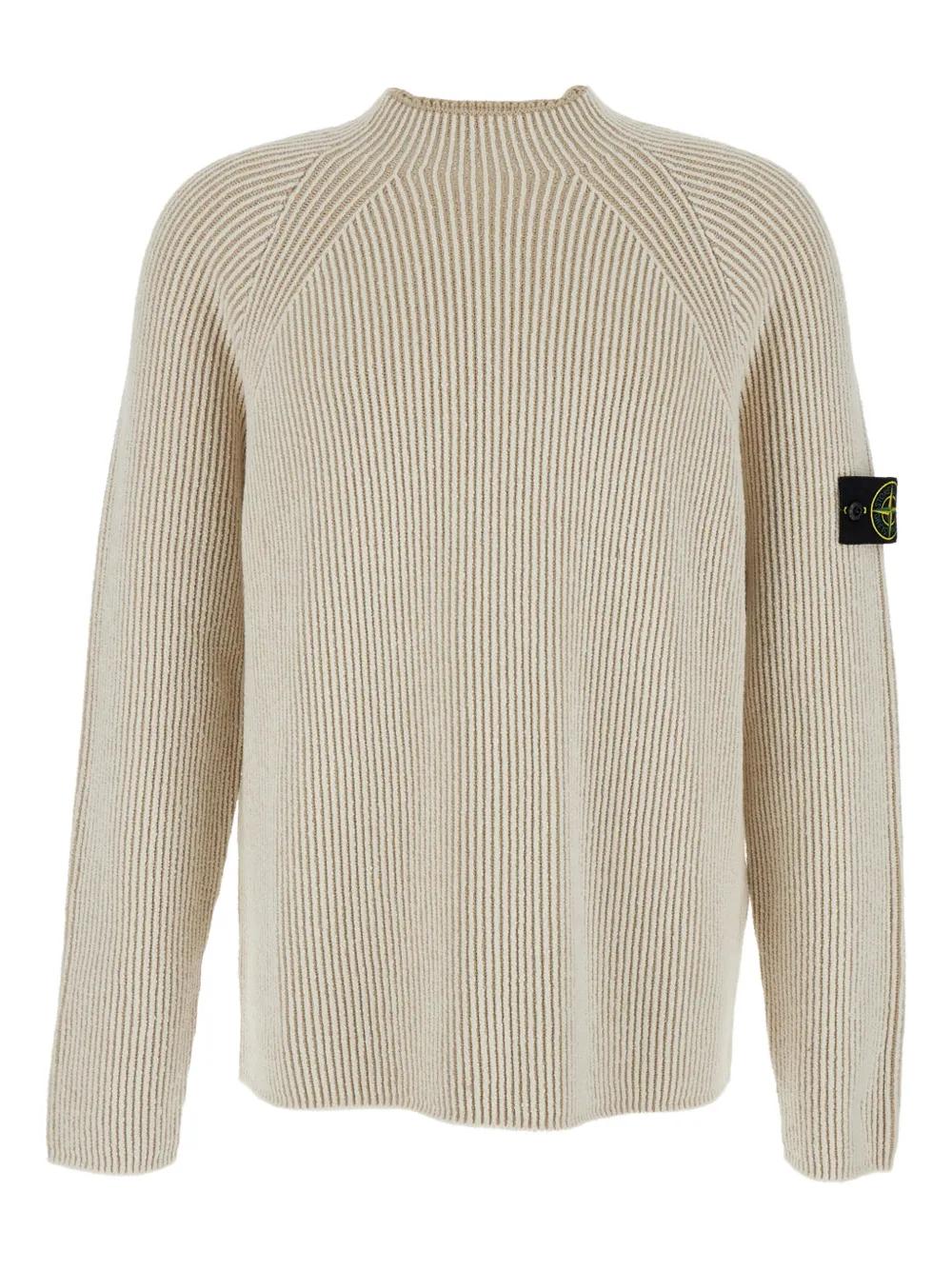 STONE ISLAND Ribbed High-Neck Sweater