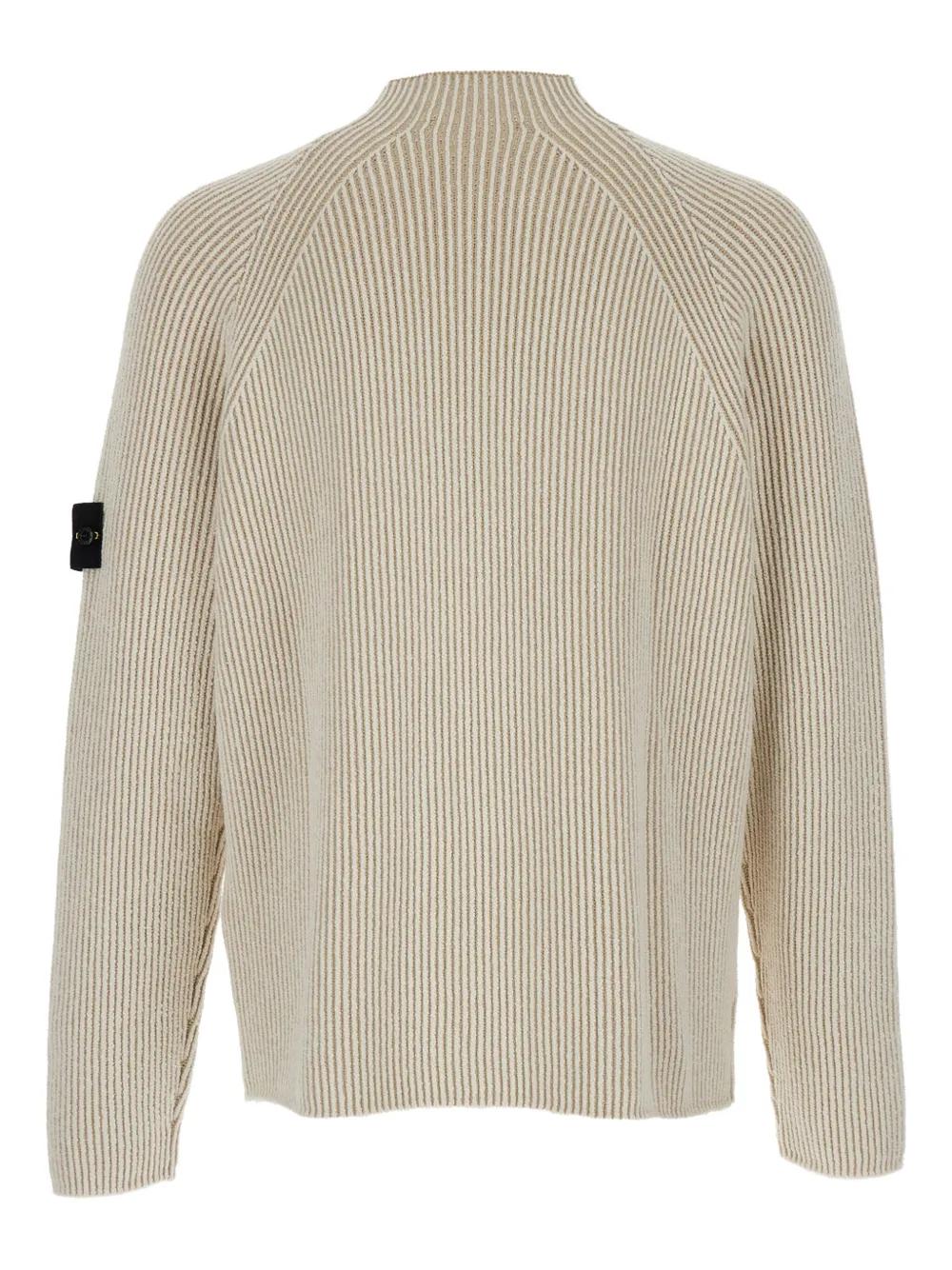STONE ISLAND Ribbed High-Neck Sweater