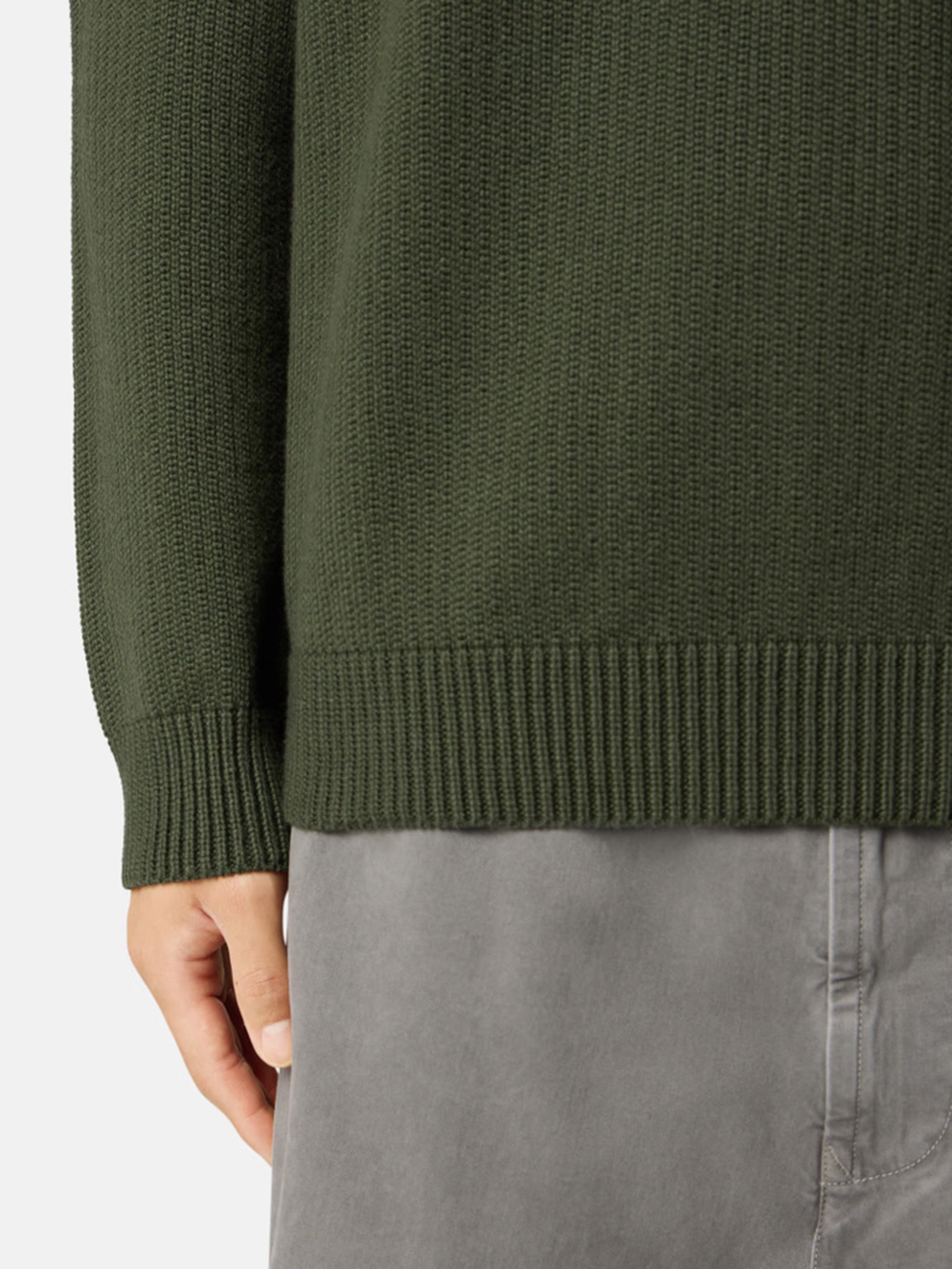 STONE ISLAND Winter Cotton Sweater - Loose Fit