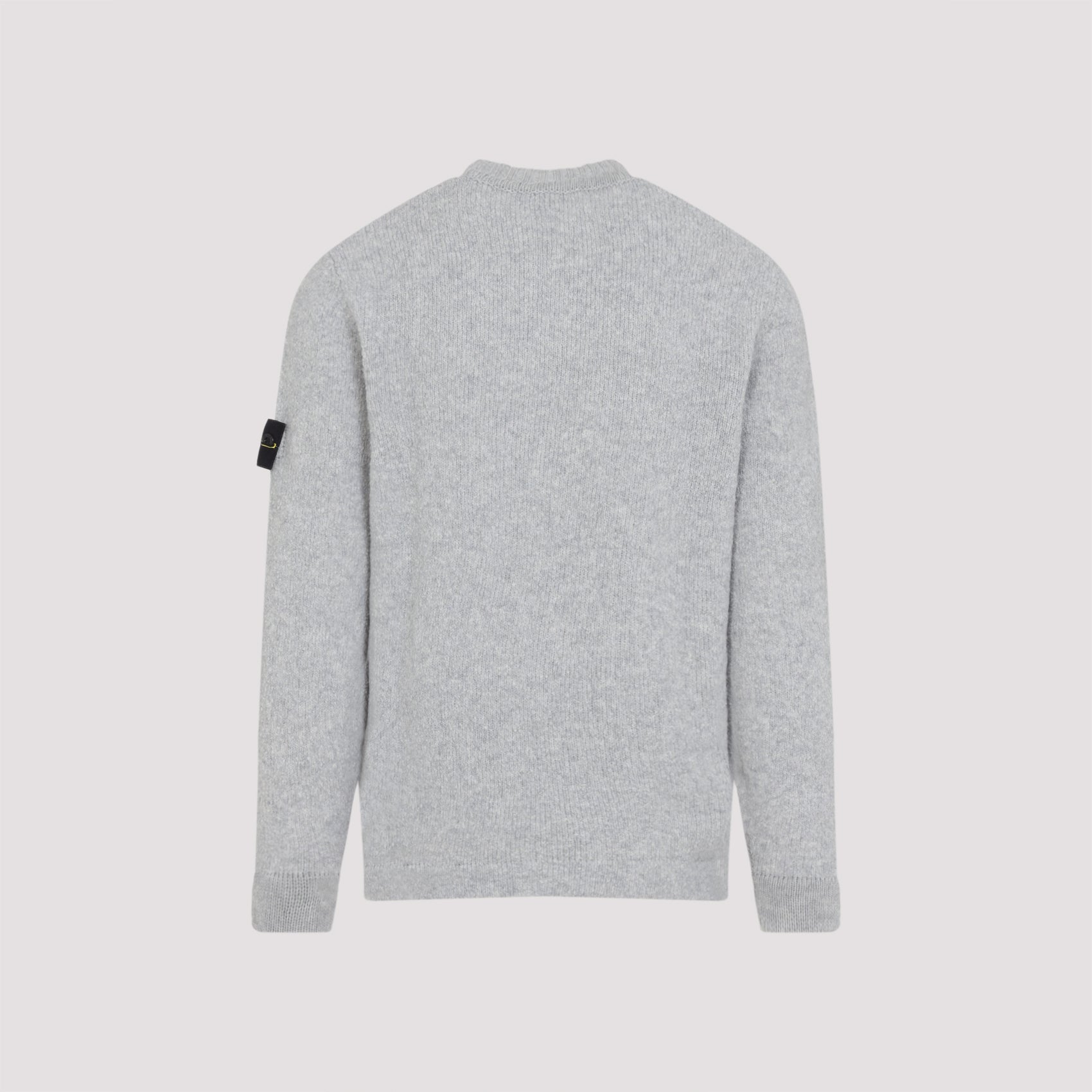 STONE ISLAND Men's Ribbed Knit Crew Neck Sweater - FW25