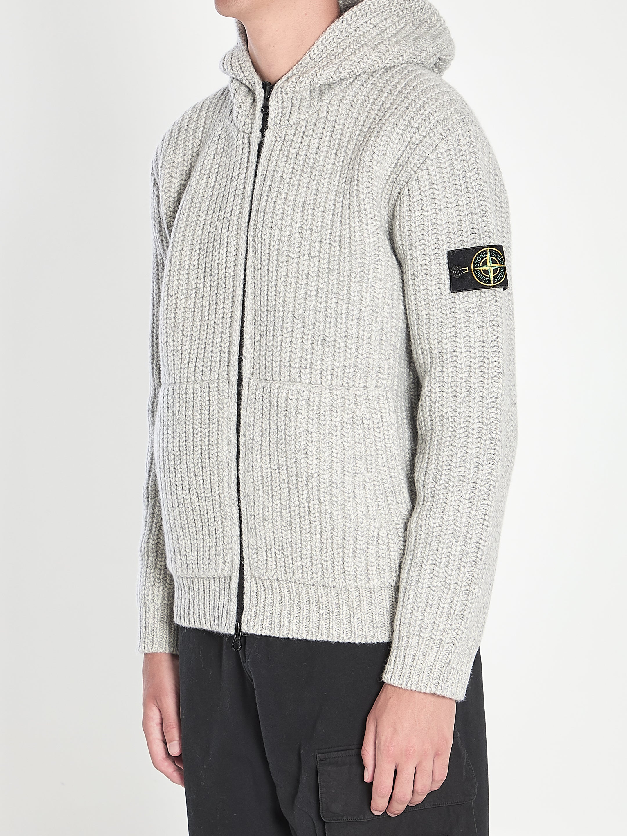 STONE ISLAND Men's Luxe Cashmere Blend Hoodie