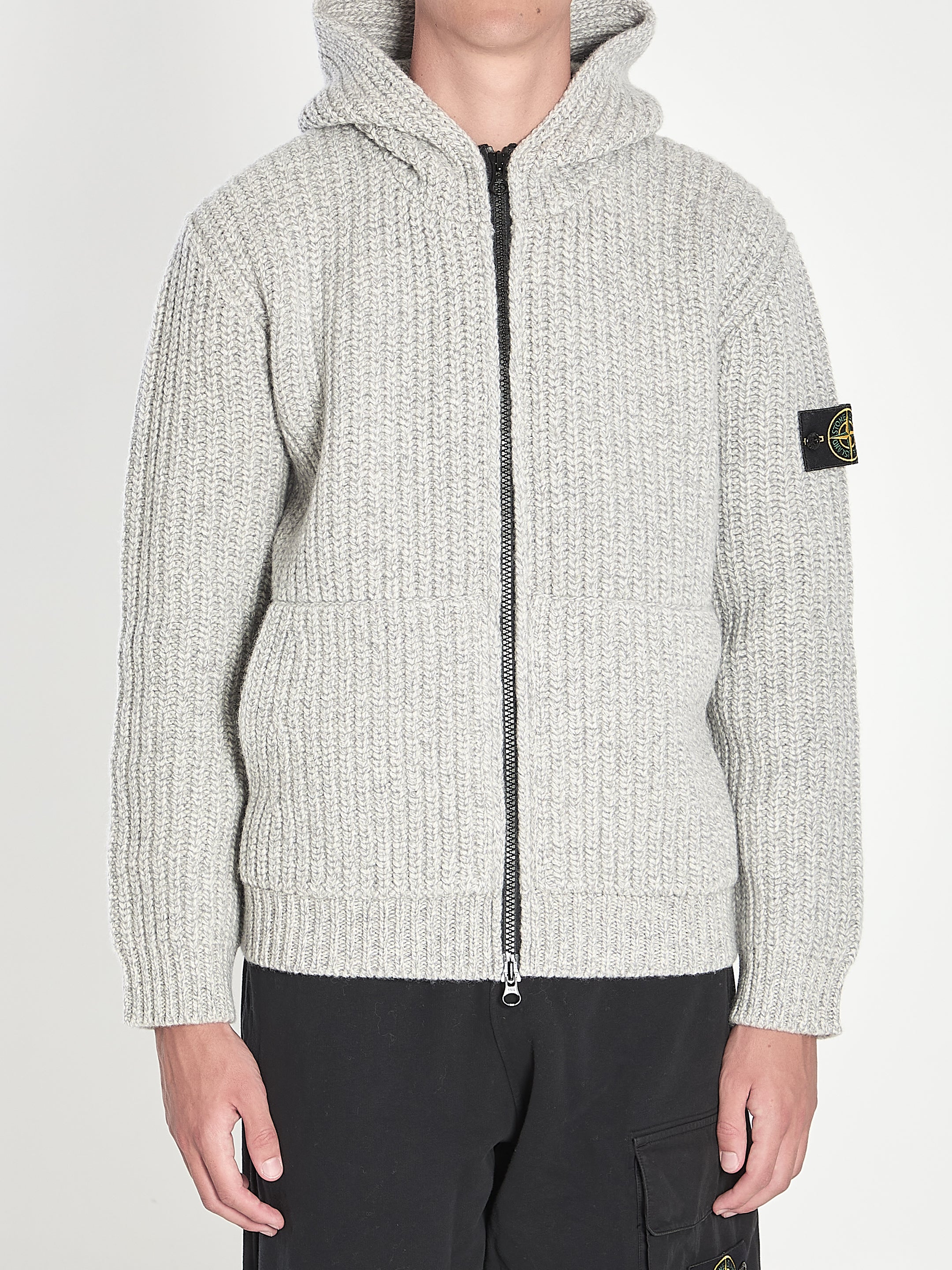 STONE ISLAND Men's Luxe Cashmere Blend Hoodie