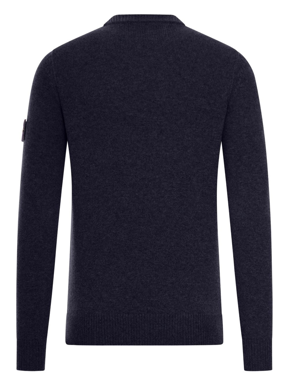 STONE ISLAND Men's Wool Sweater with Detachable Compass Badge