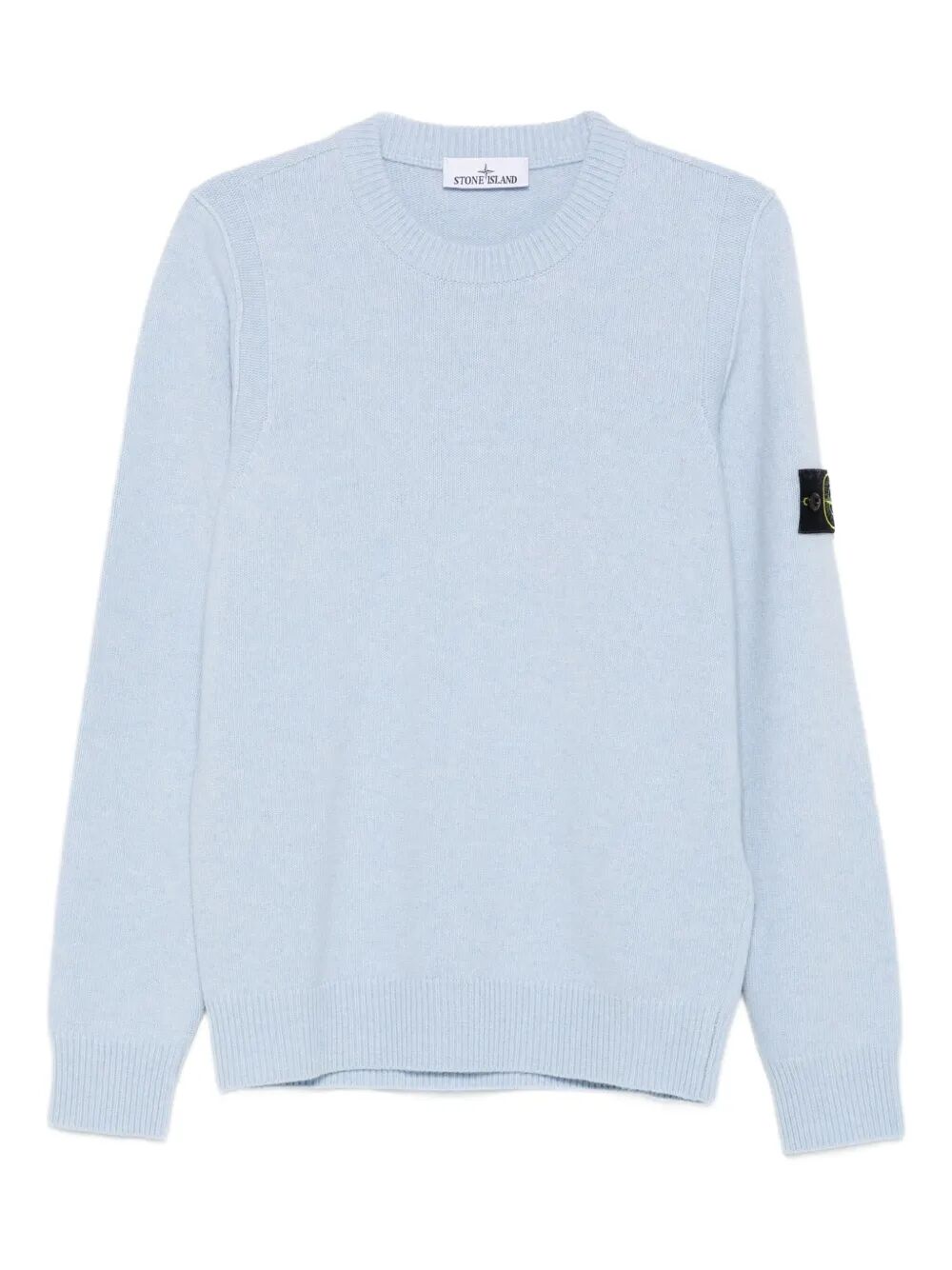STONE ISLAND Lambswool Crew Neck Sweater - FW25