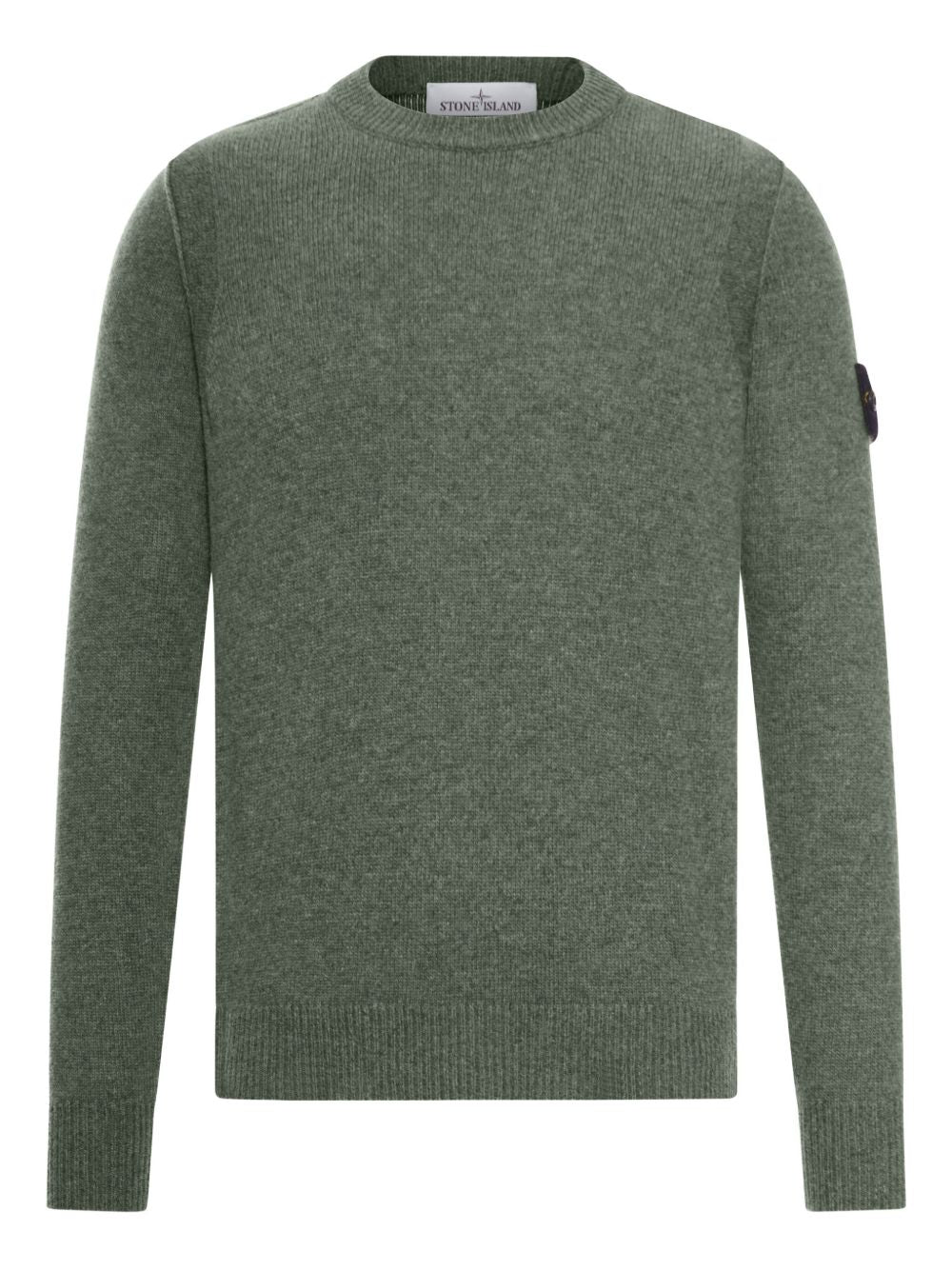 STONE ISLAND Military Style Crew Neck Sweater for Men