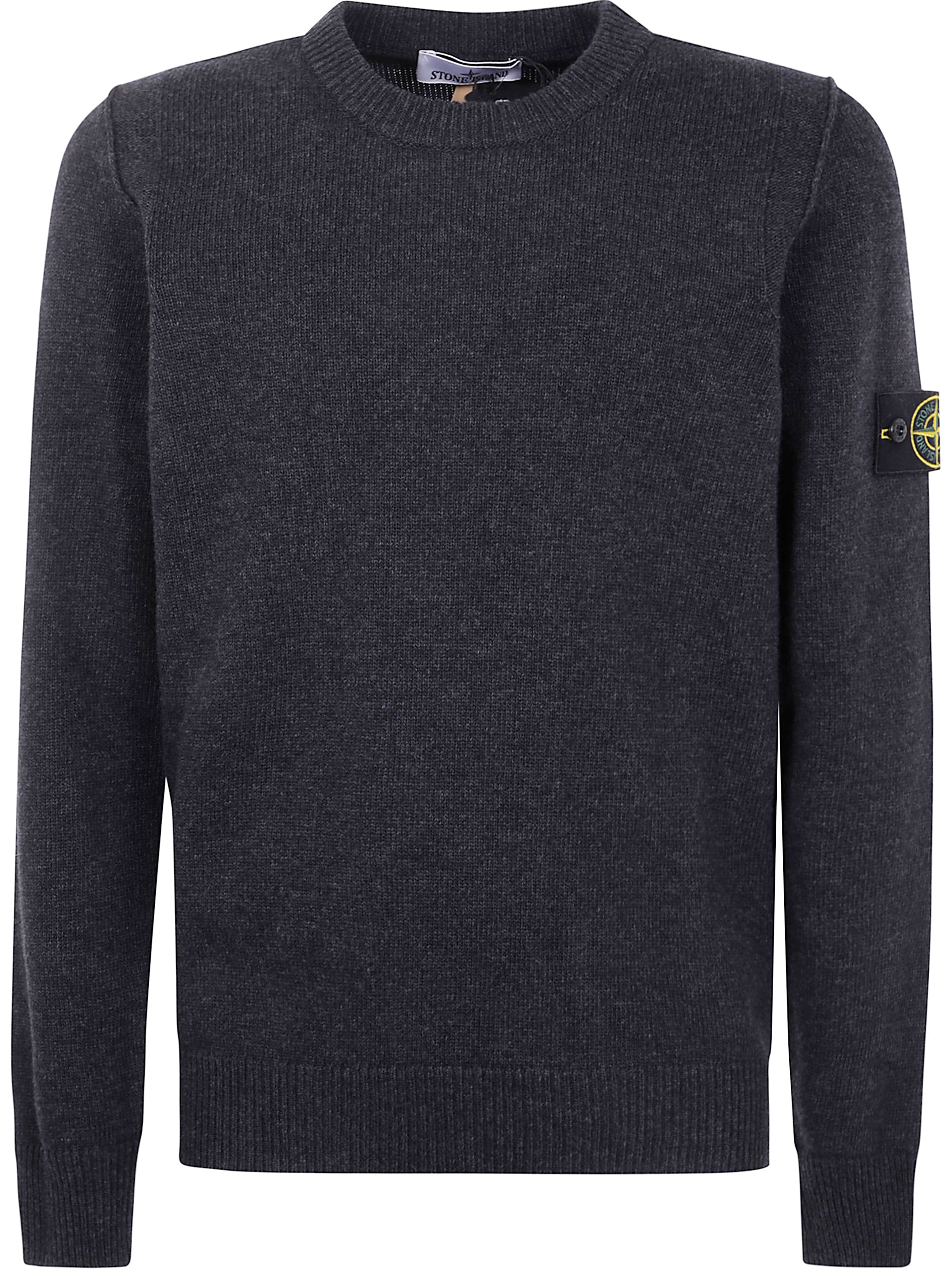 STONE ISLAND Lambswool Crew Neck Sweater