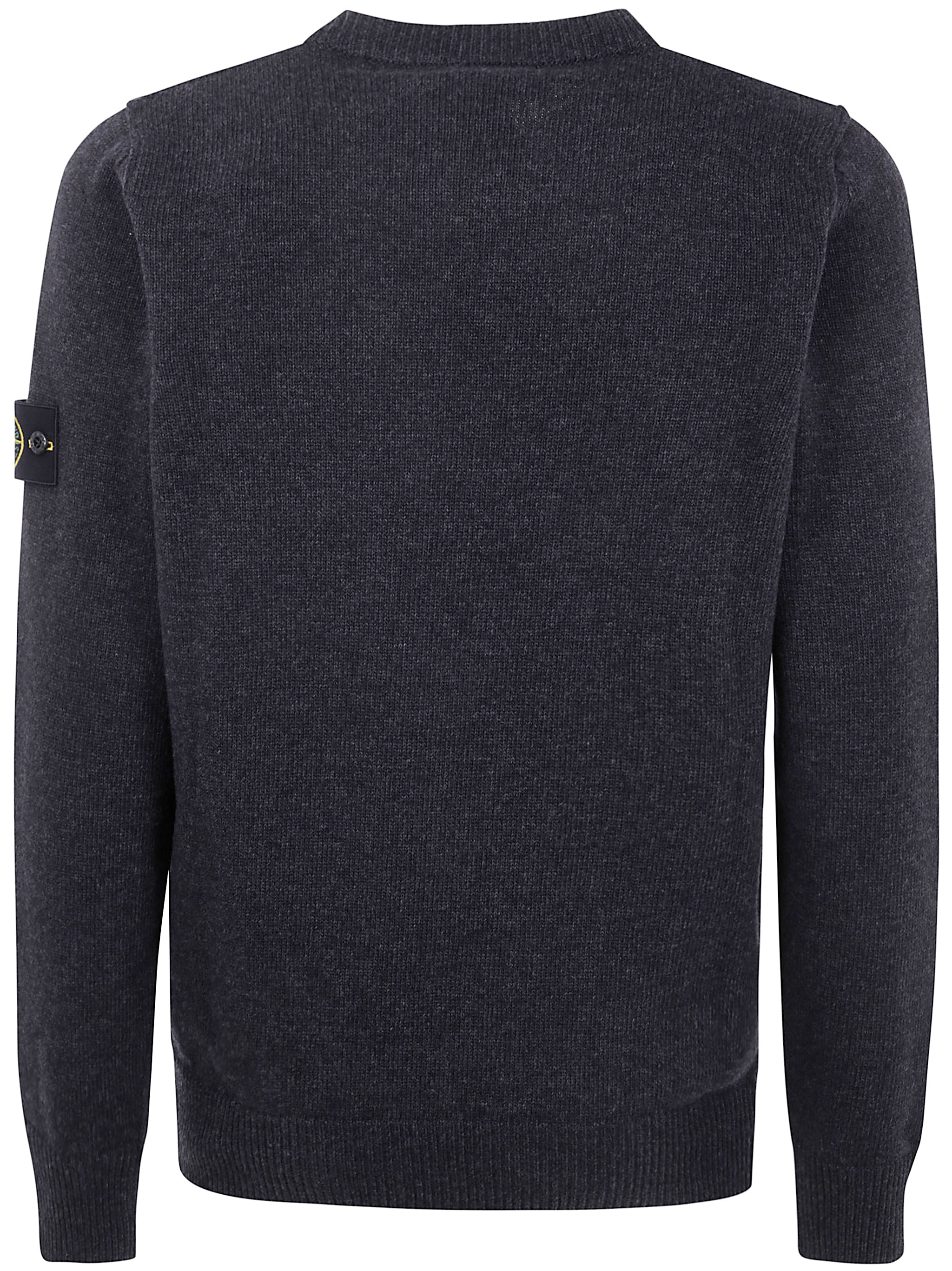 STONE ISLAND Lambswool Crew Neck Sweater