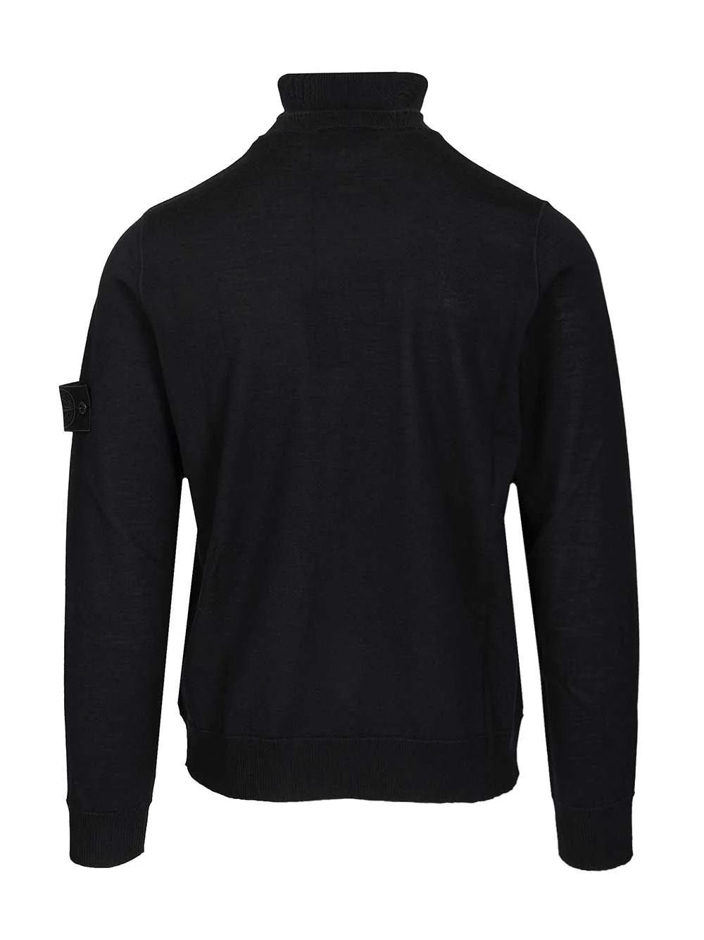 STONE ISLAND Virgin Wool T-Neck T-Shirt for Men