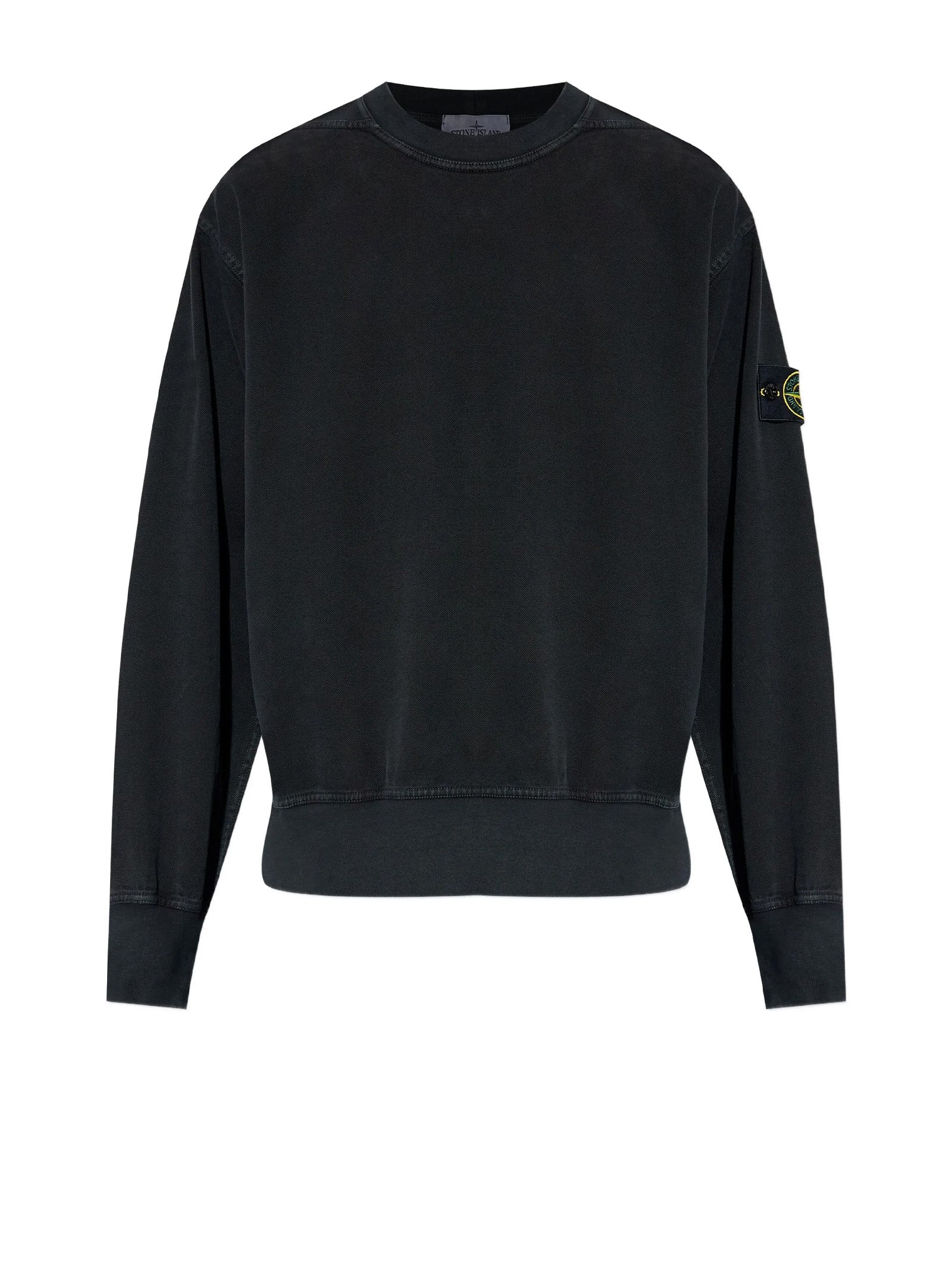 STONE ISLAND Men's Sweatshirt with Logo Patch