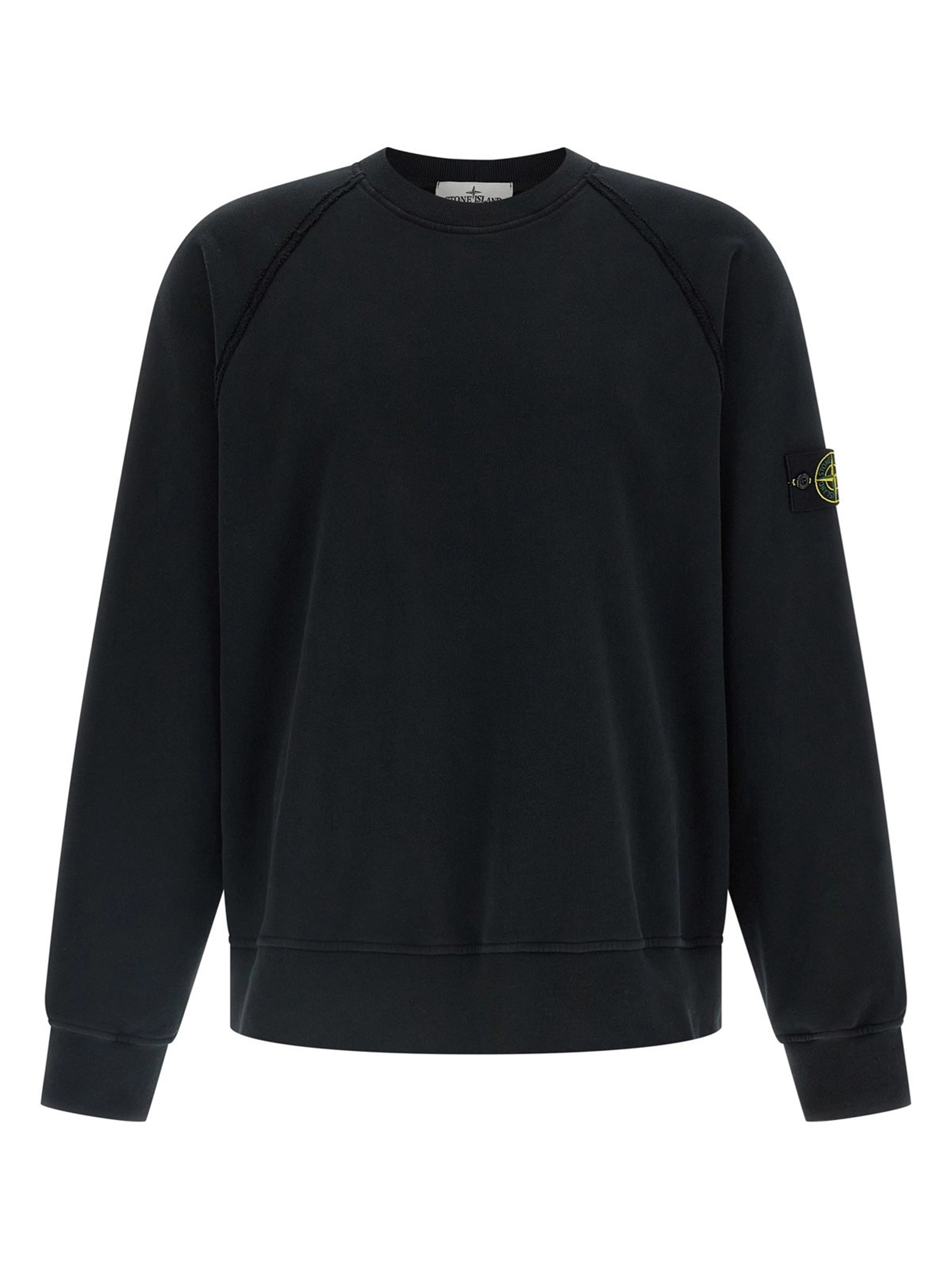 STONE ISLAND Men's Classic Ribbed Sweatshirt - Size M