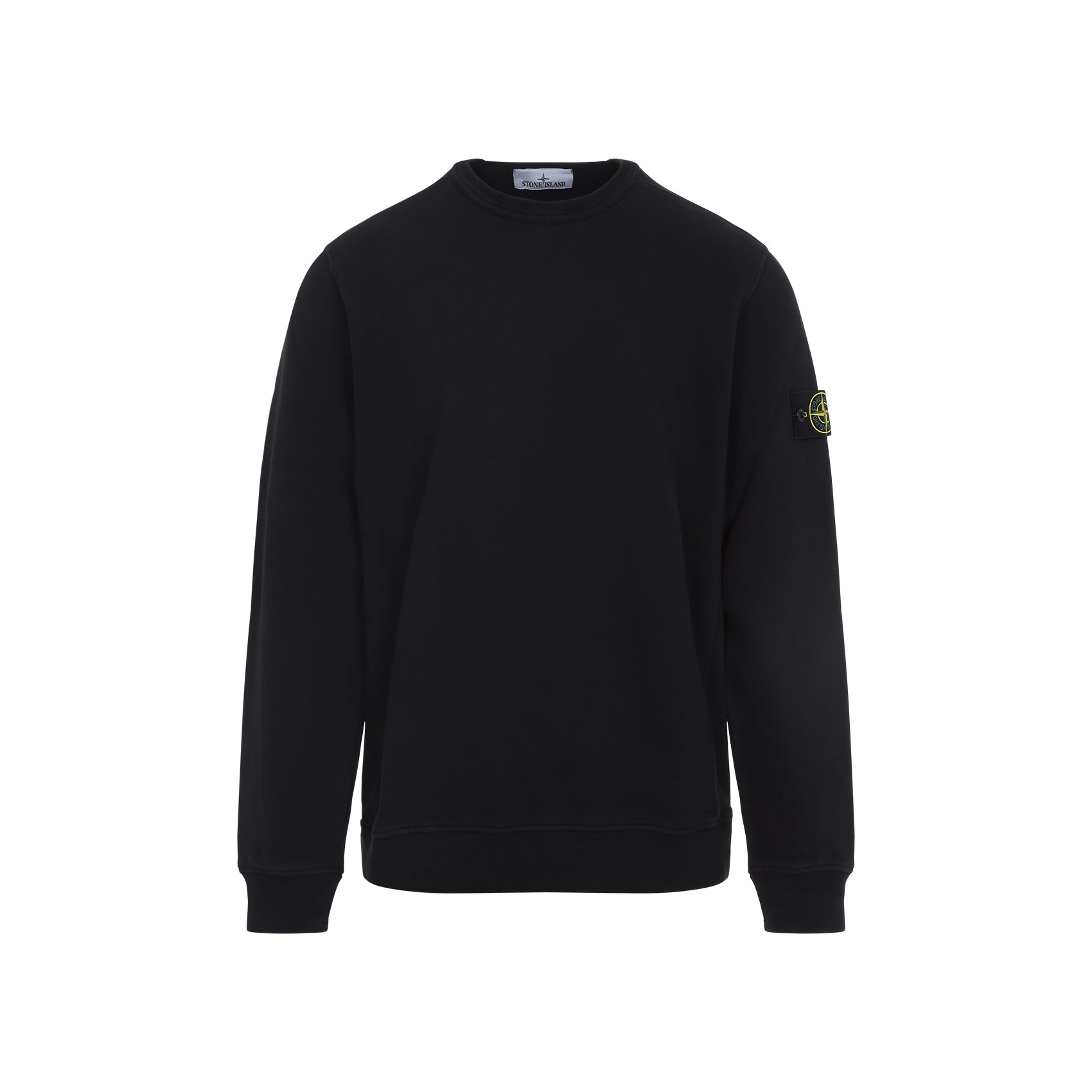 STONE ISLAND Men's Sweatshirt with Ribbed Detailing - Size M