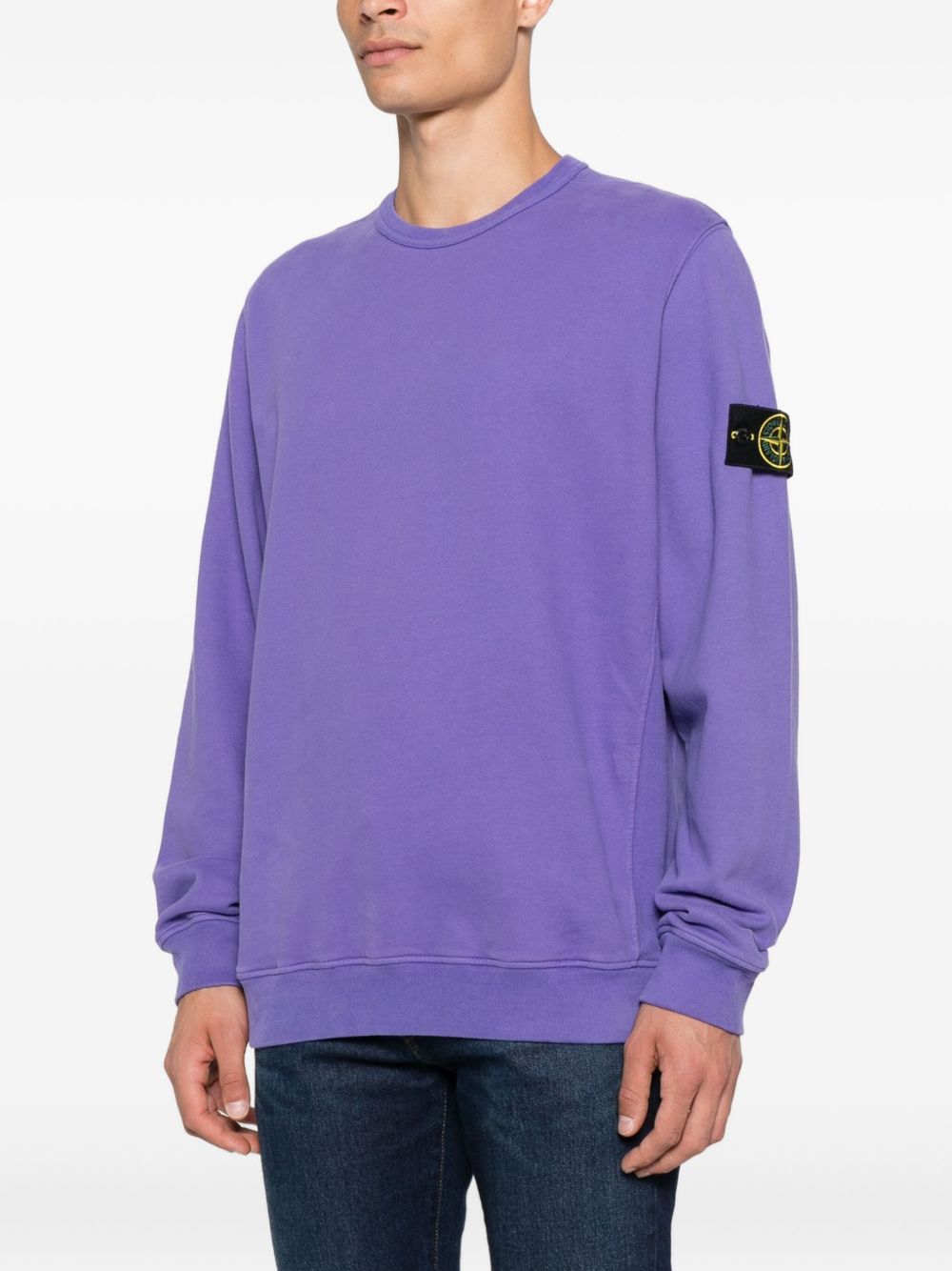 STONE ISLAND Classic Sweatshirt with Ribbed Details - Size M