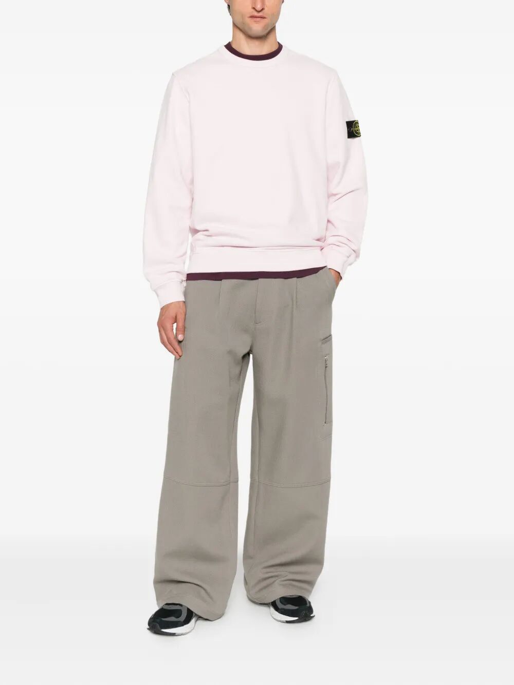 STONE ISLAND Essential Crewneck Sweatshirt for Men - FW25