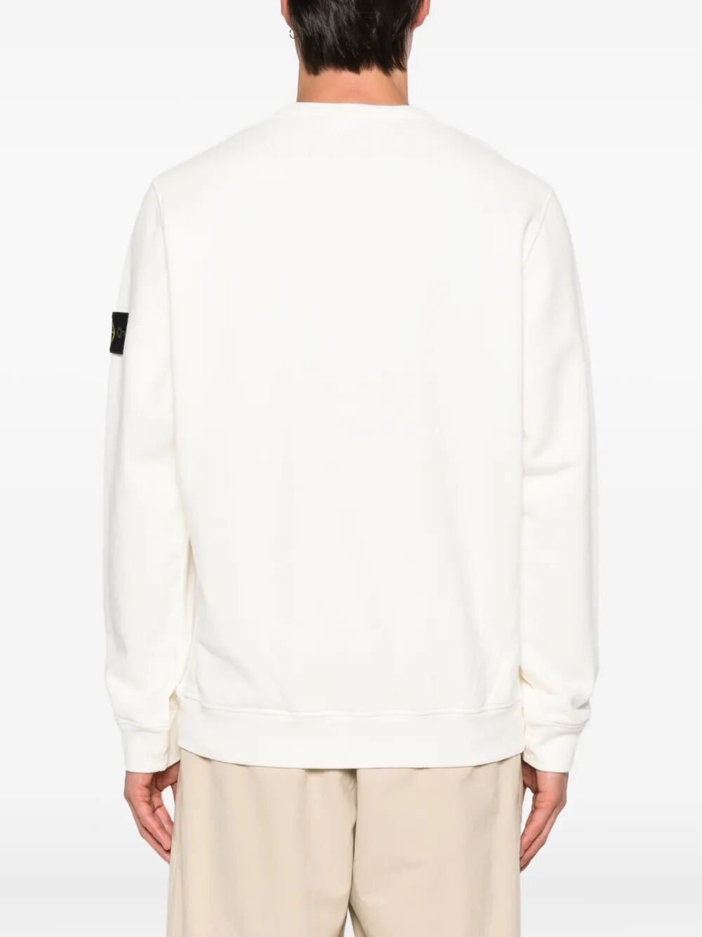 STONE ISLAND Men's Classic Ribbed Sweatshirt - Size M