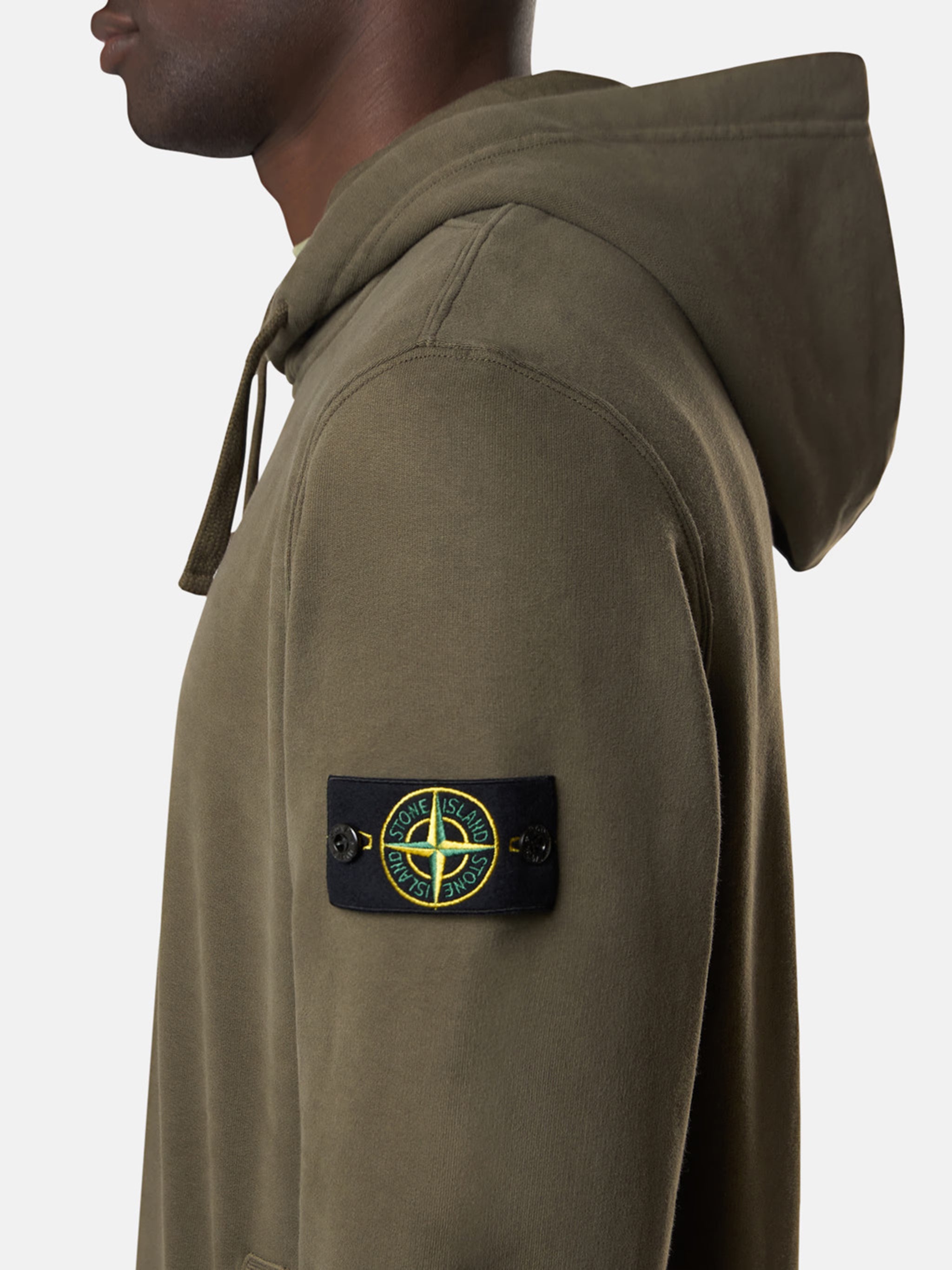 STONE ISLAND Logo Cotton Hoodie