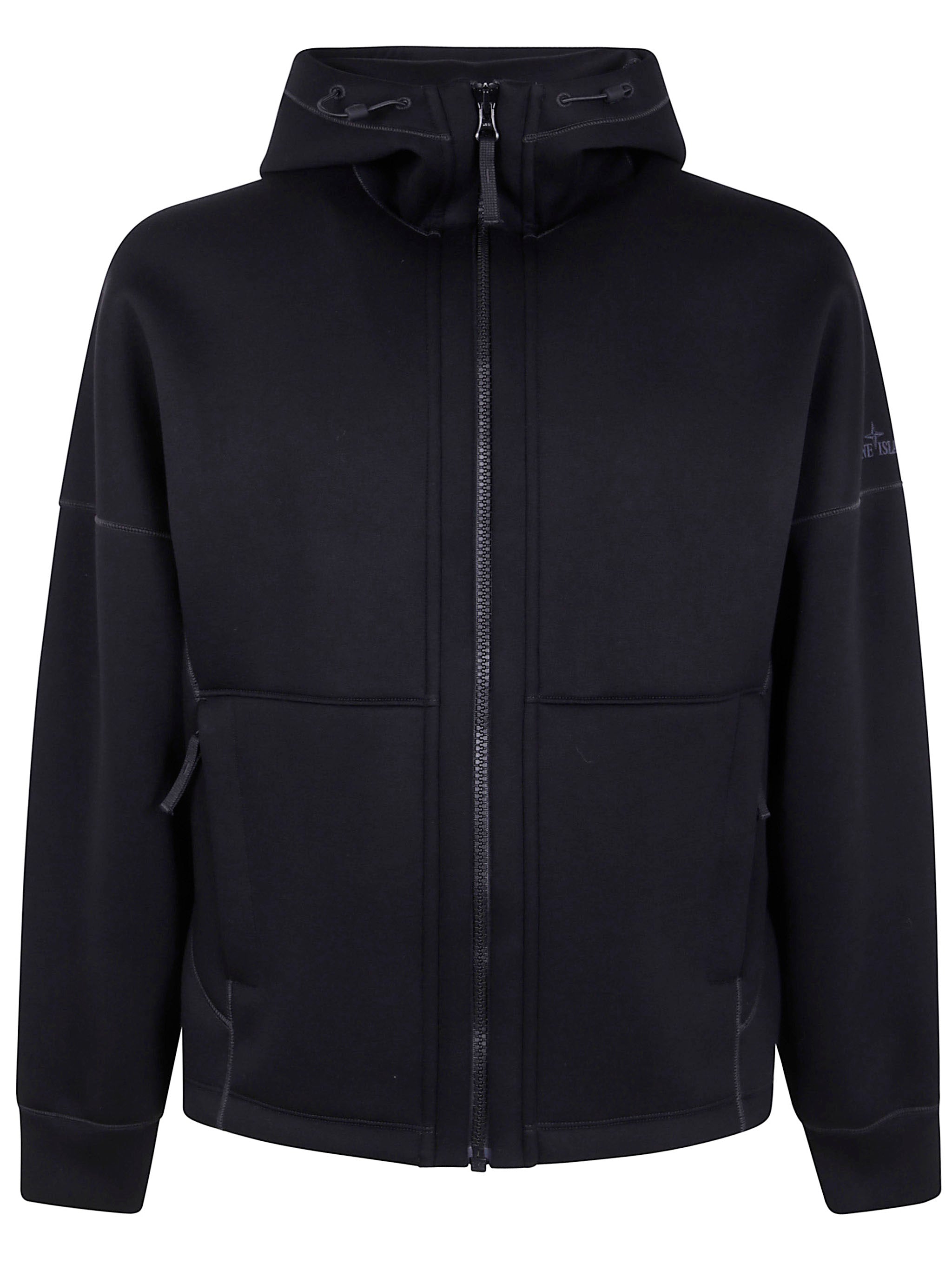 STONE ISLAND Men's Scuba Fleece Zip Up Cardigan