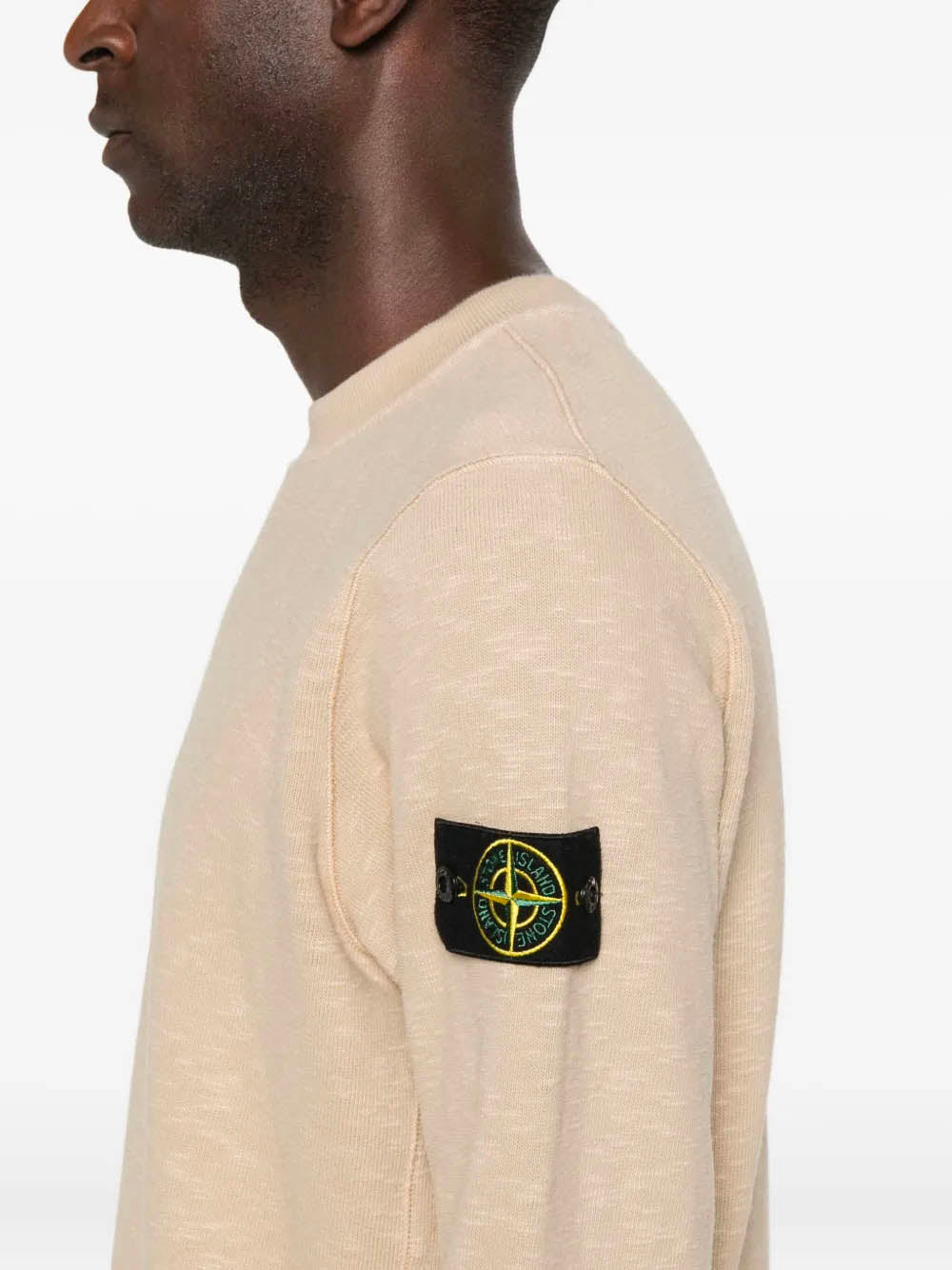 STONE ISLAND Crewneck Cotton Sweatshirt for Men - FW25