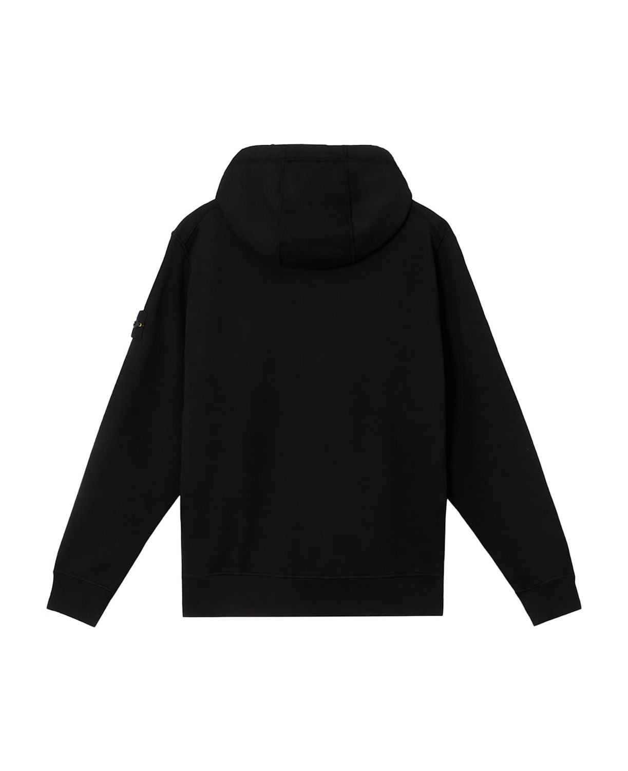STONE ISLAND Organic Cotton Fleece Garment Dyed Hoodie Sweater