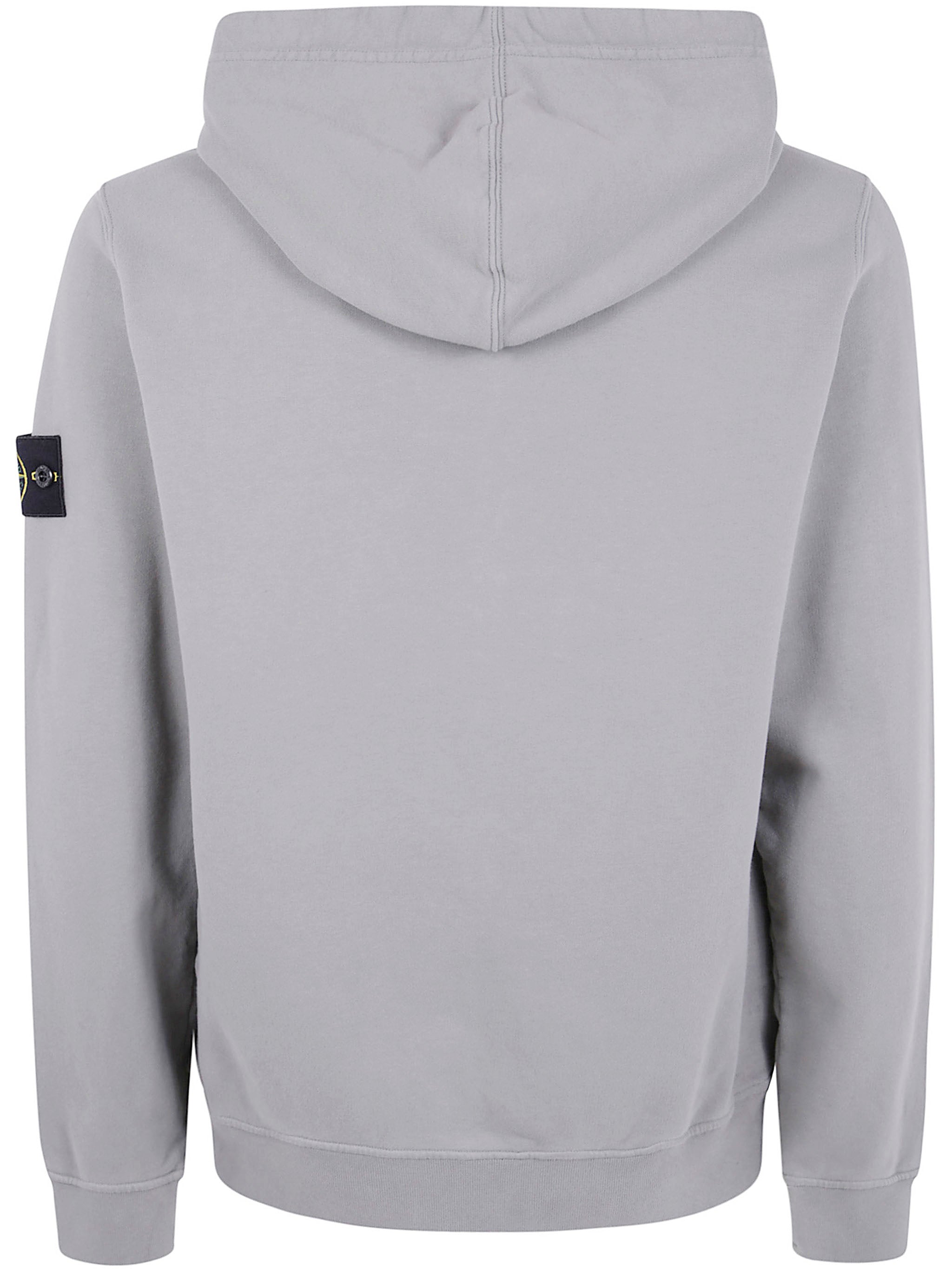 STONE ISLAND Brushed Organic Cotton Fleece Garment Dyed Hoodie Sweater - Men’s