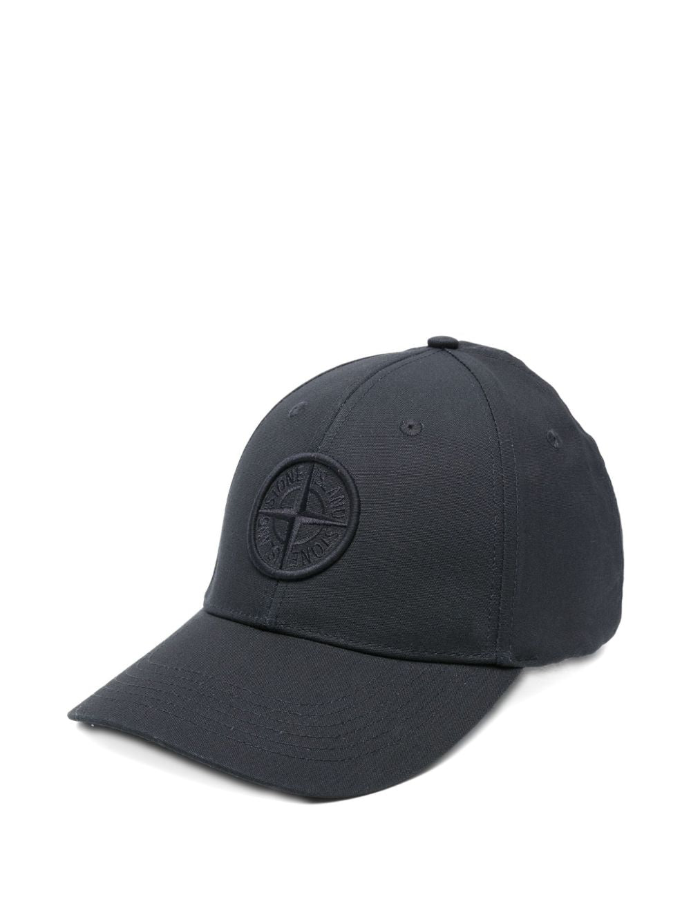 STONE ISLAND Logo Cotton Baseball Cap