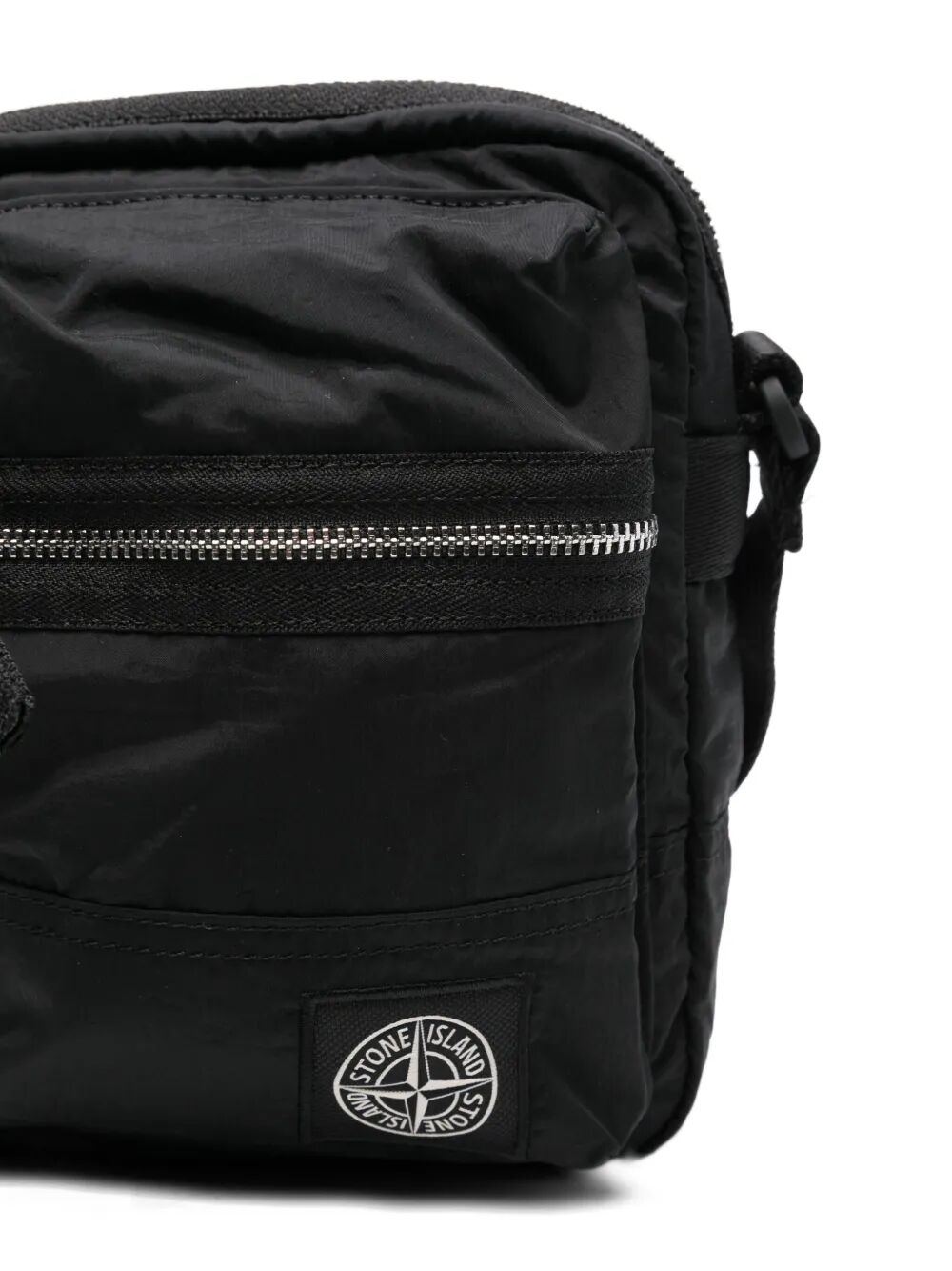 STONE ISLAND Coated Nylon Metal Accessories Pouch Handbag
