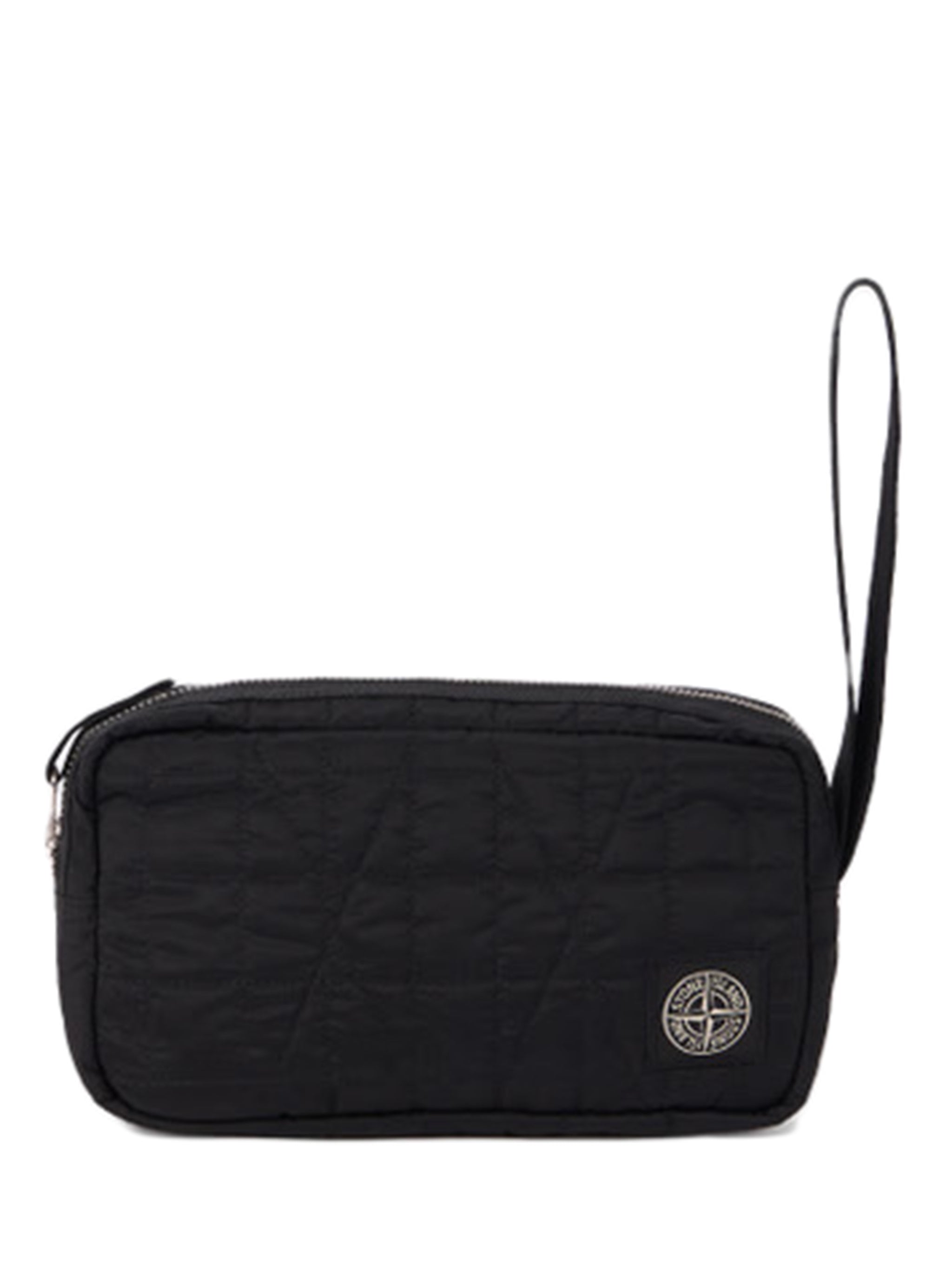 STONE ISLAND Mini Wrist Pouch Handbag with Inner Compartments and Zip
