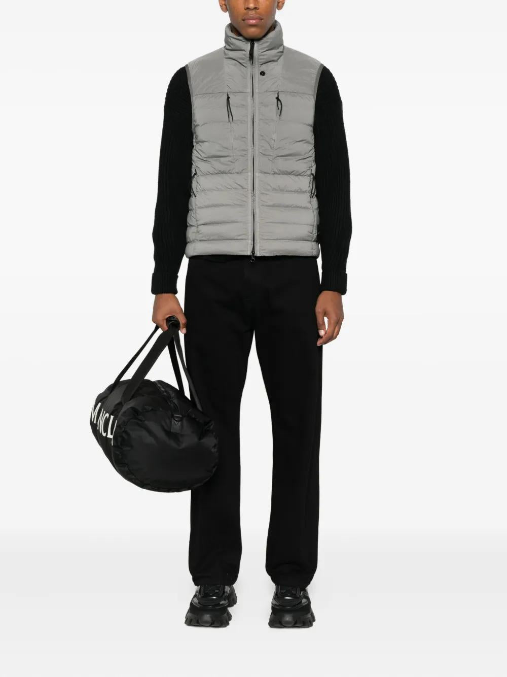 STONE ISLAND Quilted Zip-Up Vest for Men - FW25