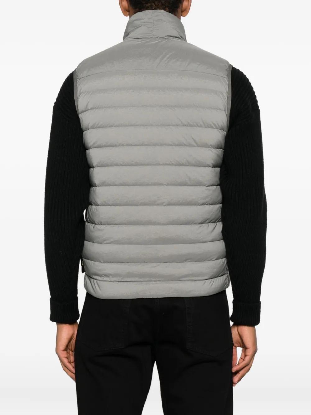 STONE ISLAND Quilted Zip-Up Vest for Men - FW25