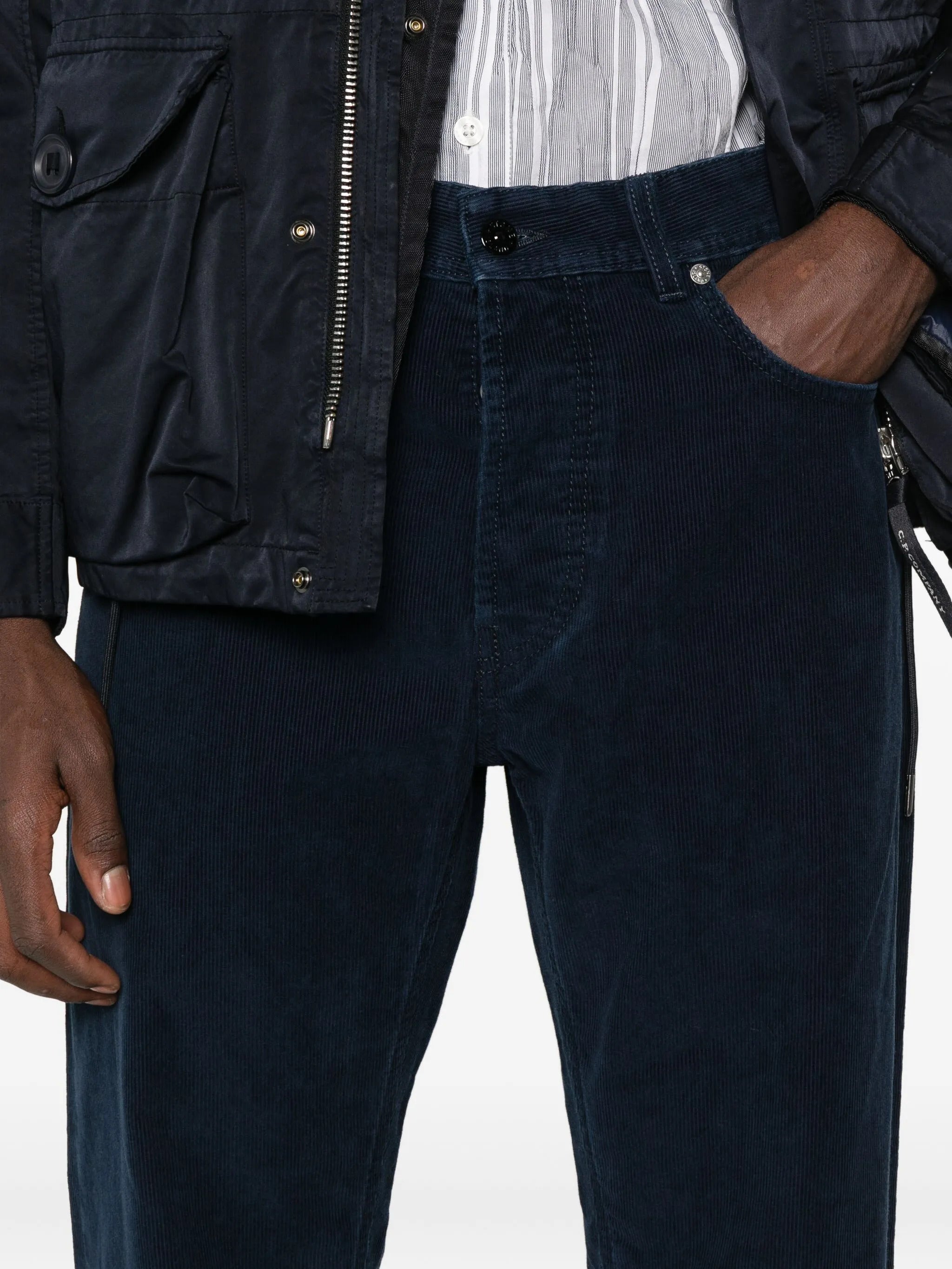 STONE ISLAND Men's Stylish Indigo Trousers