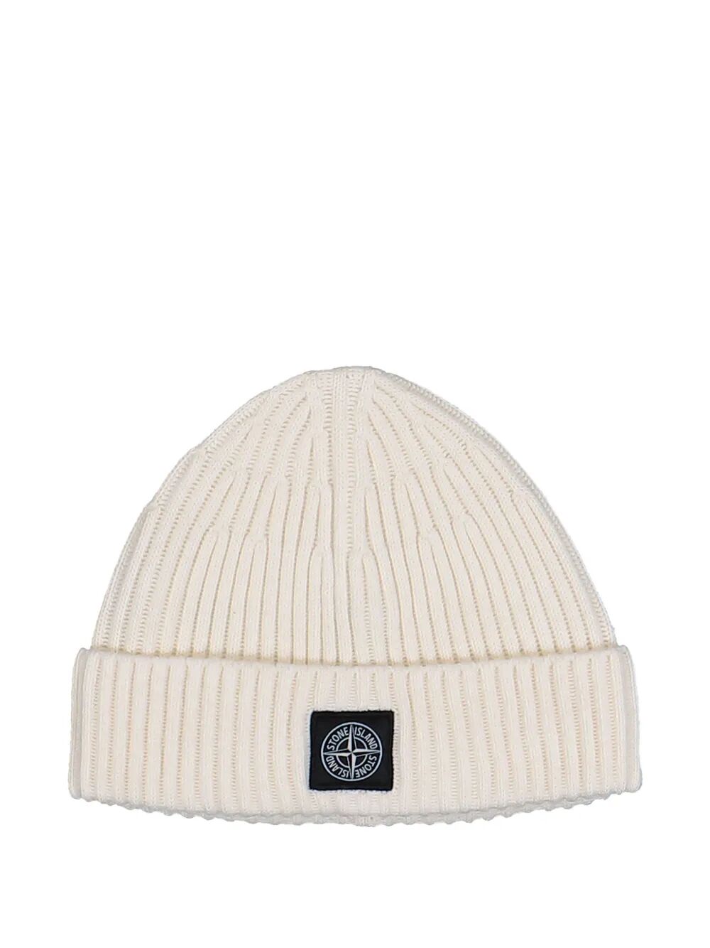 STONE ISLAND Full Rib Wool Beanie for Men