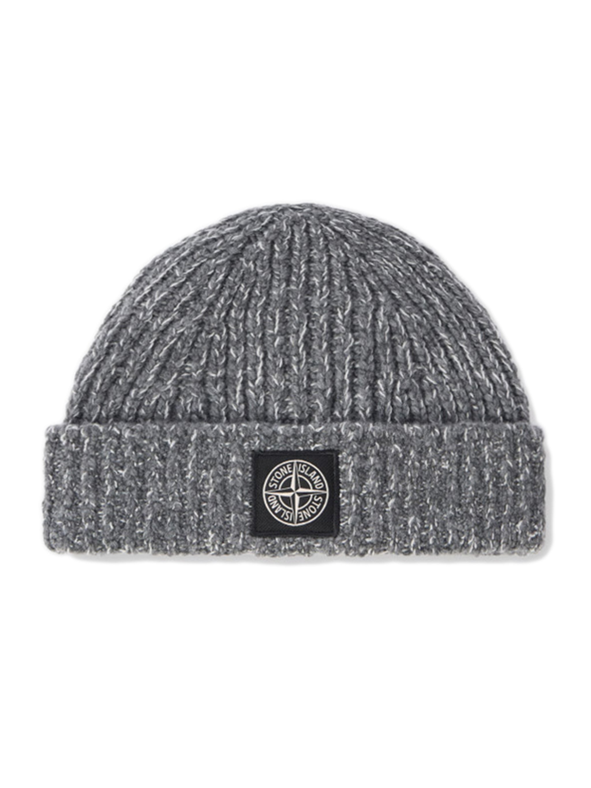 STONE ISLAND Classic Cuffed Beanie with Compass Logo Patch