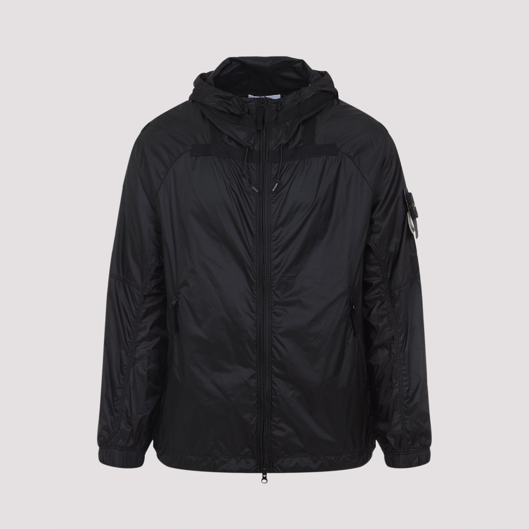 STONE ISLAND Ripstop Light Hooded Jacket with Reflective Details
