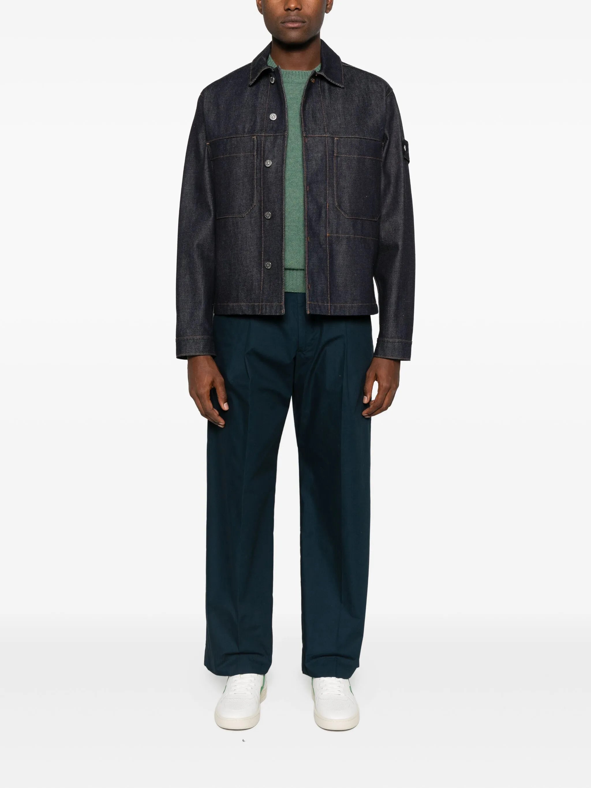 STONE ISLAND Classic Denim Jacket for Men