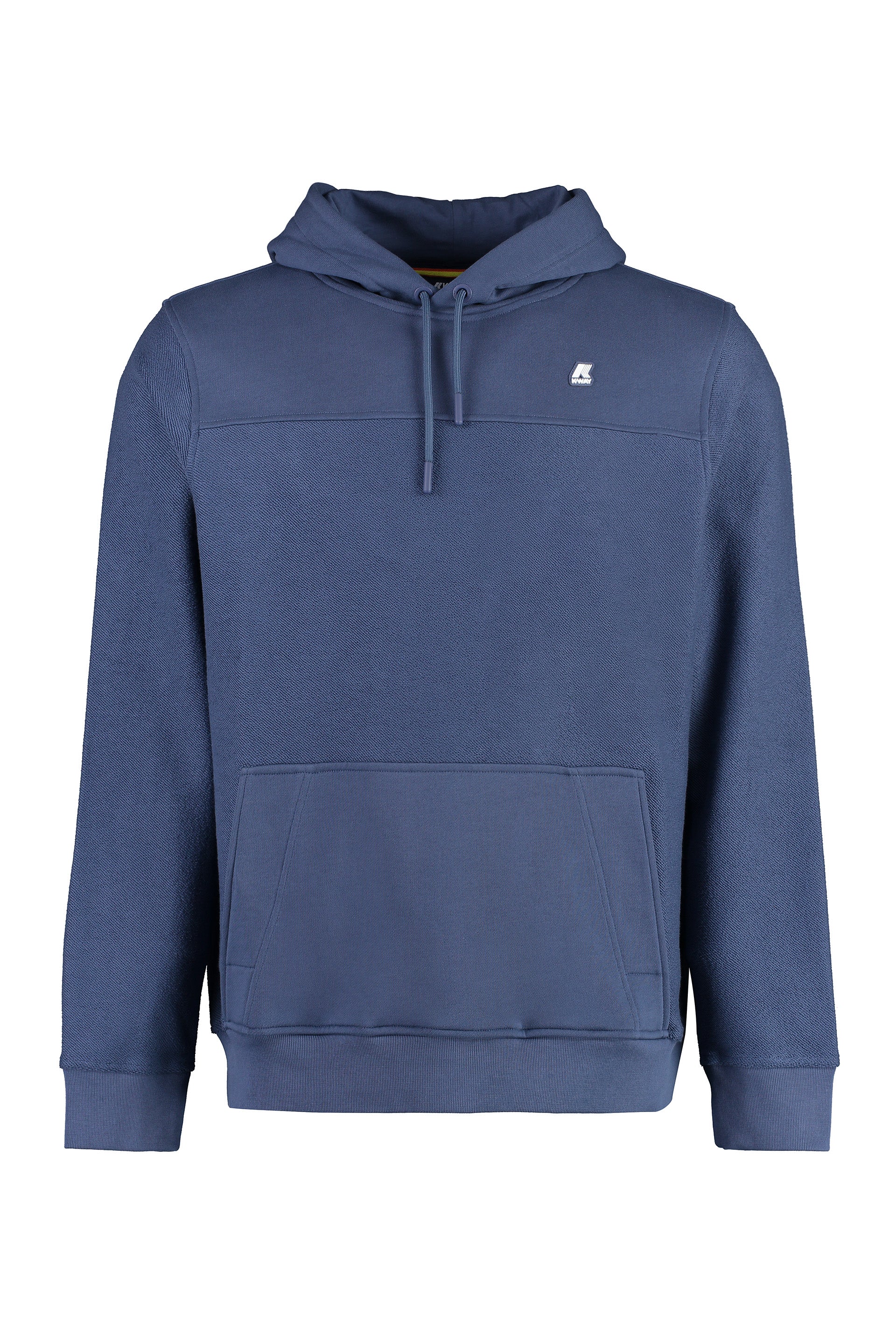 K-WAY Hooded Sweatshirt with Ribbed Details for Men