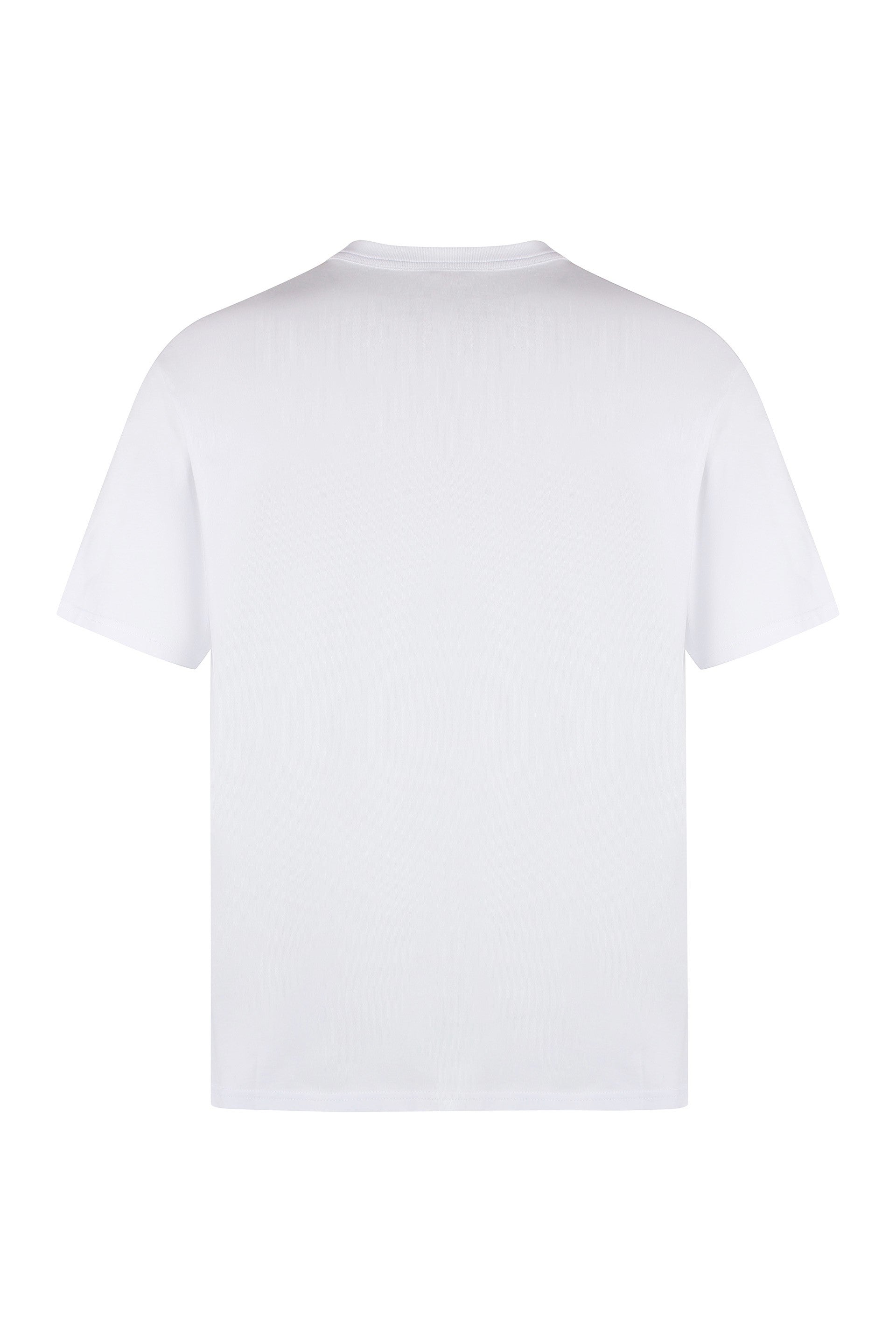 K-WAY Men's Cotton Crew-Neck T-Shirt with Ribbed Collar and Front Pocket