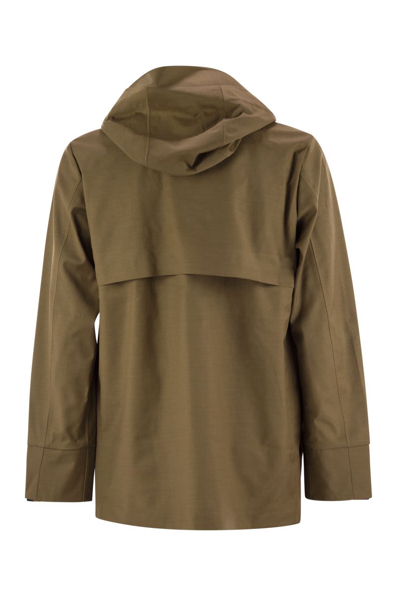 K-WAY Mid-Length Hooded Jacket for Men