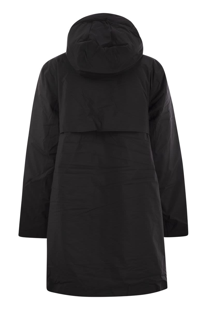 K-WAY Women's Three-Quarter Length Hooded Jacket