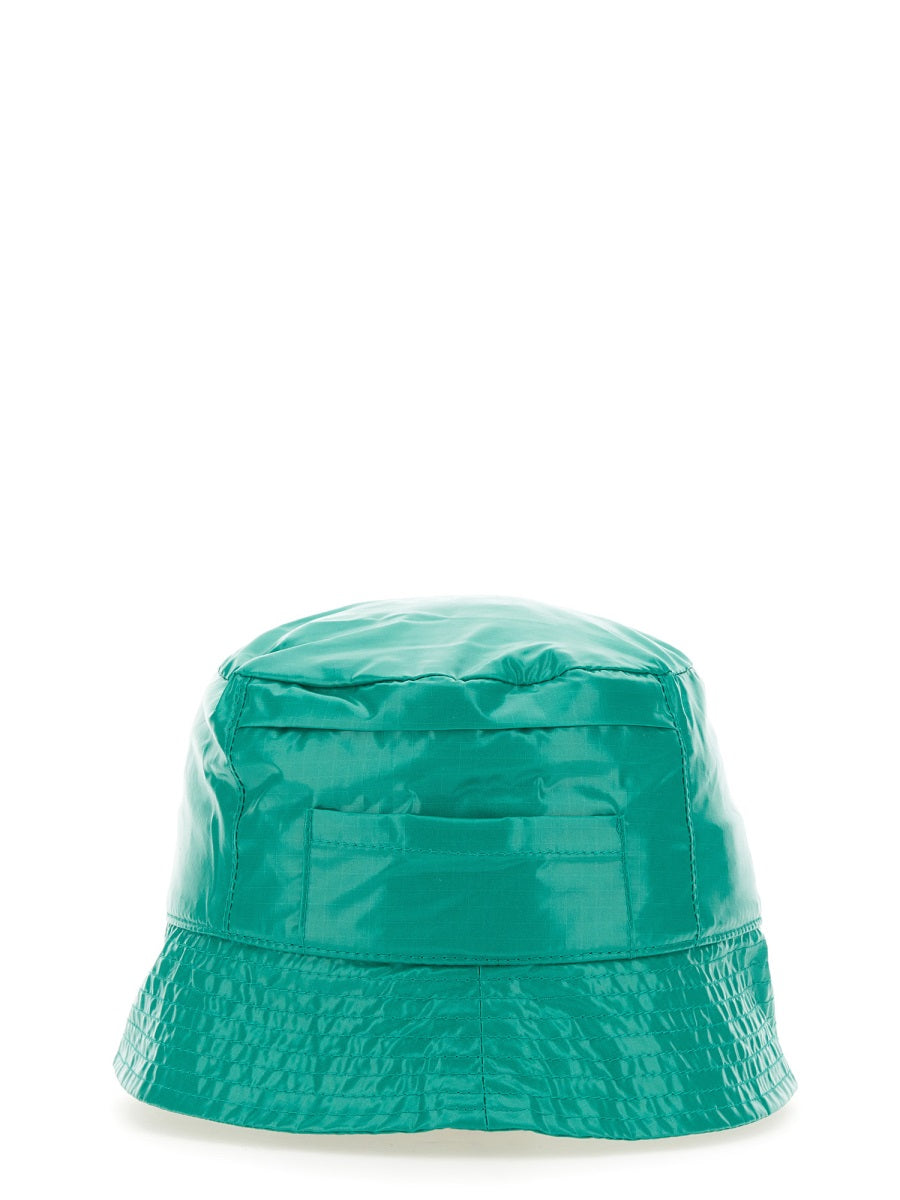 K-WAY Unisex Bucket Hat with Hard Visor and Pouch Pocket