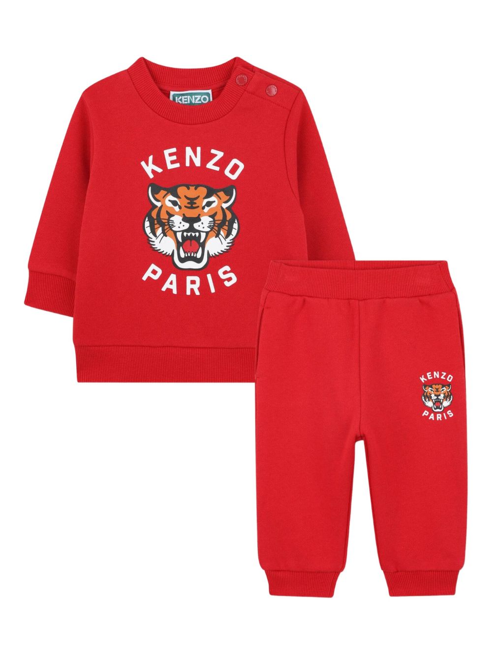 KENZO KIDS Mini Tiger Tracksuit Set for Boys
