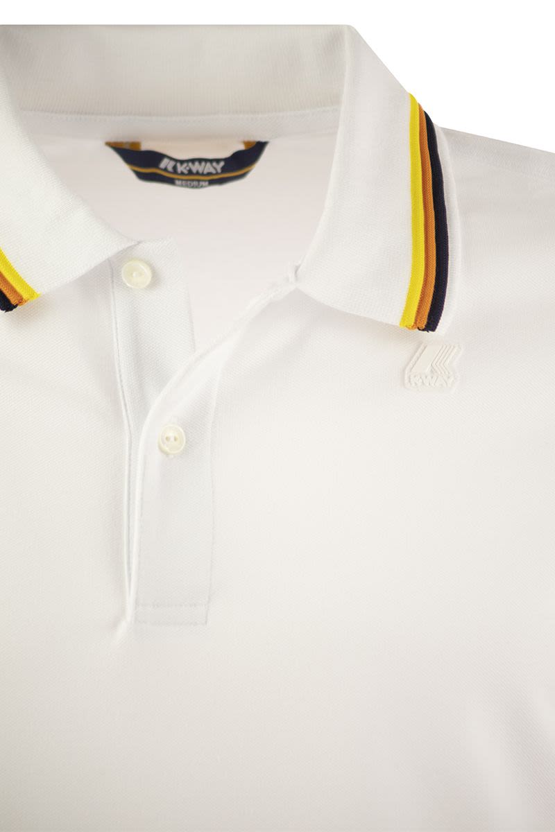 K-WAY Short-Sleeved Cotton Polo Shirt