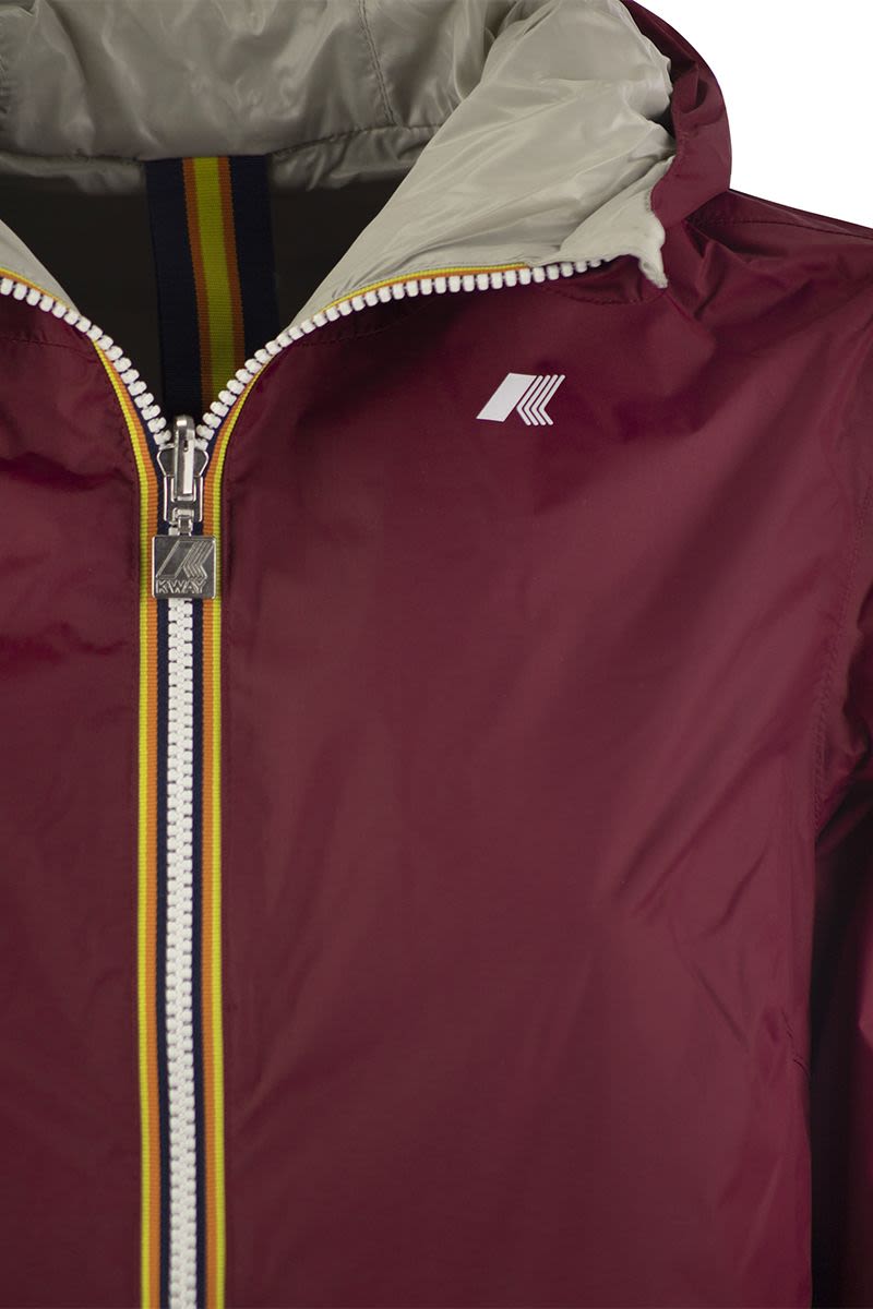K-WAY Reversible Mid-Length Women's Hooded Jacket