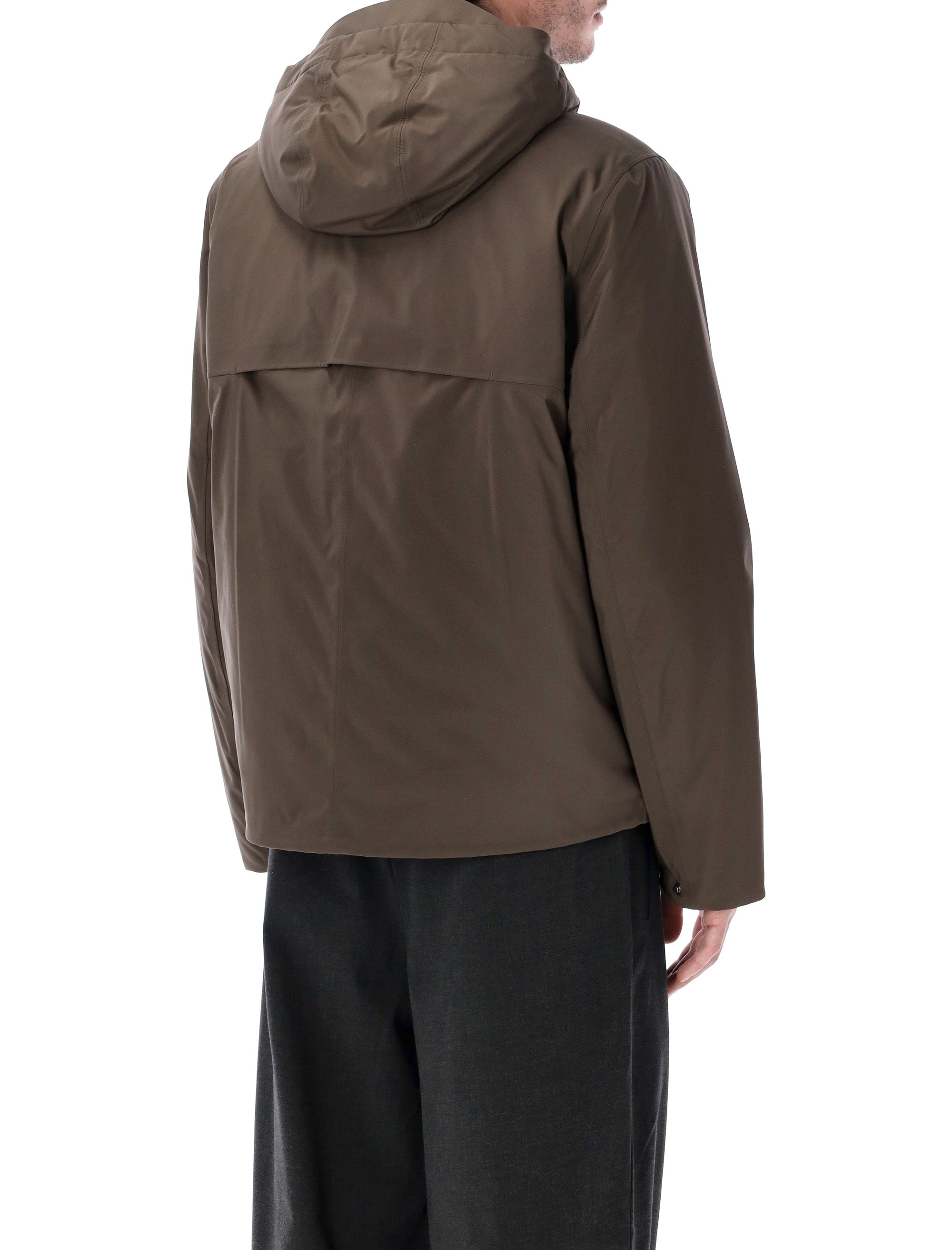 K-WAY Men's Bonded Padded Winter Jacket - Size L